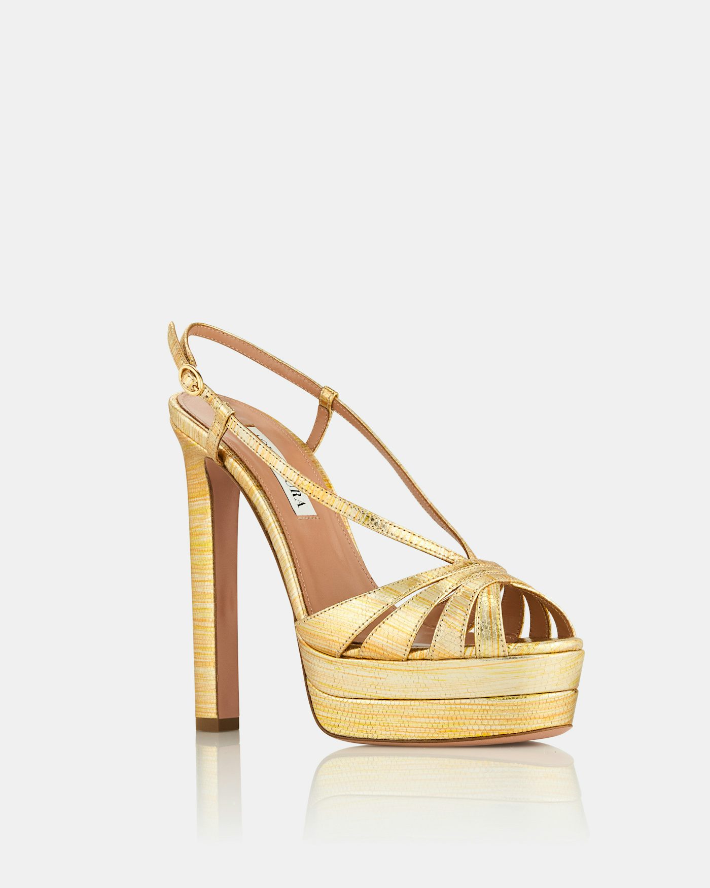 Aimée Sandal Plateau 130 GOLD 1