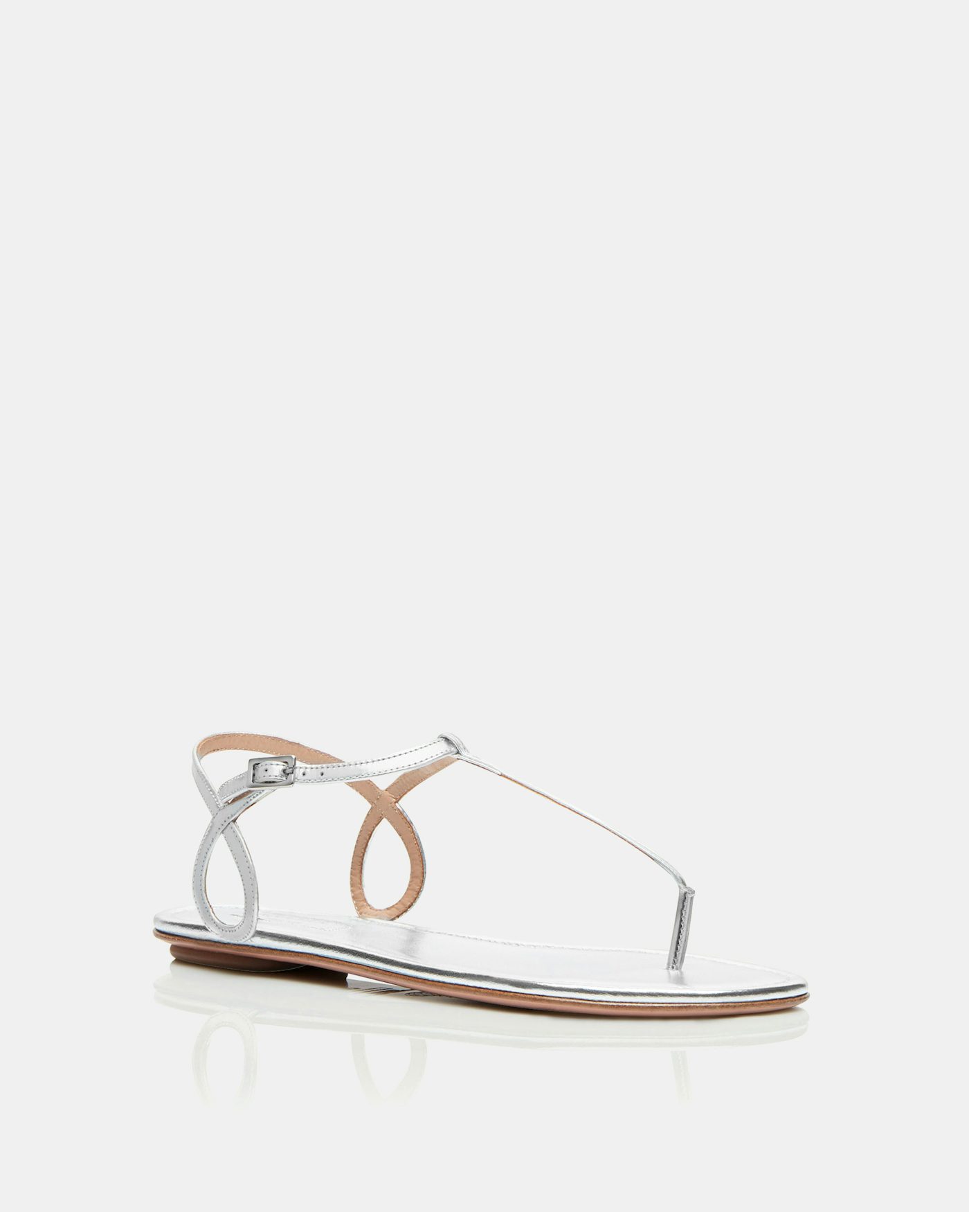 Almost Bare Sandal Flat ARGENTO 1