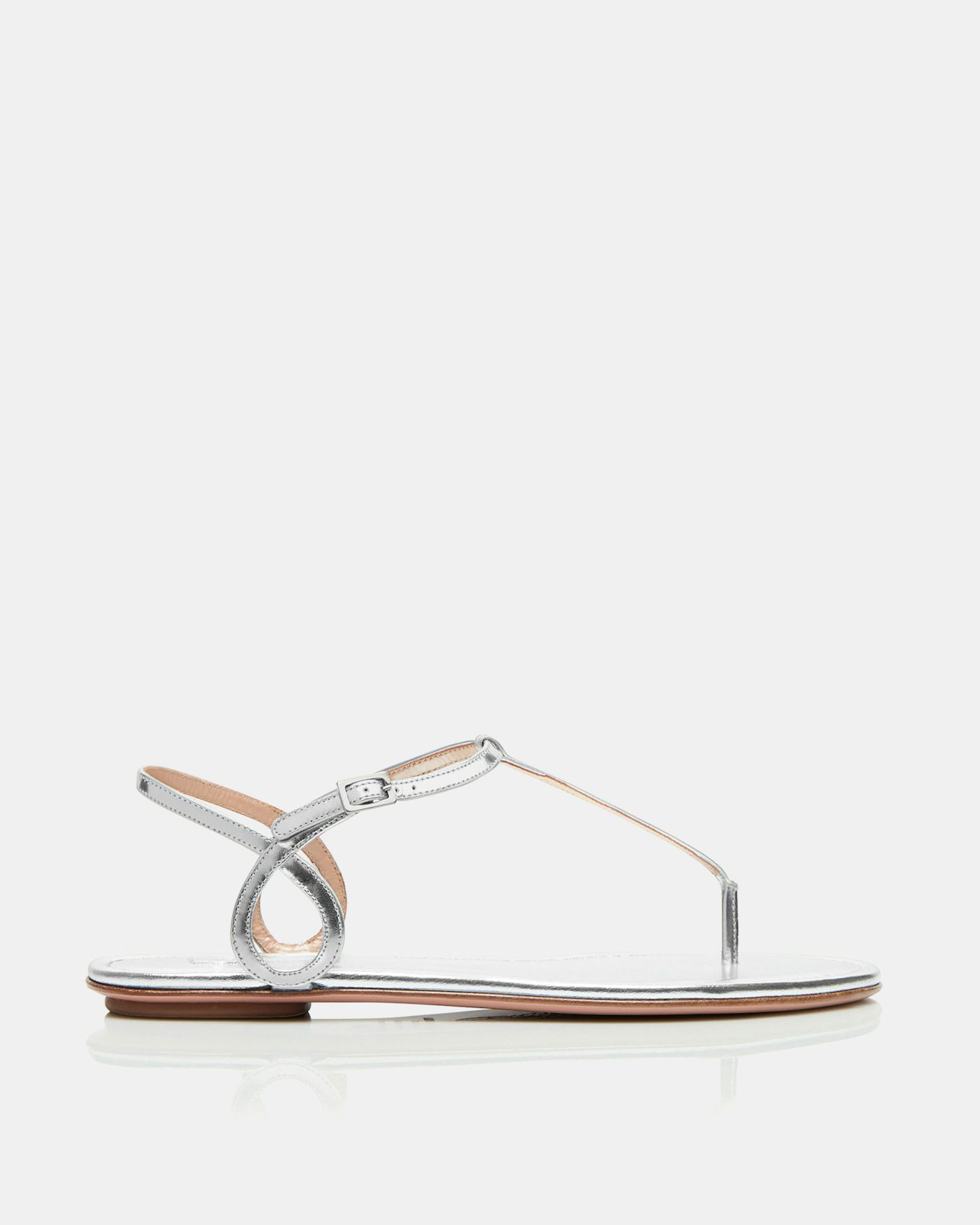 Almost Bare Sandal Flat ARGENTO 2