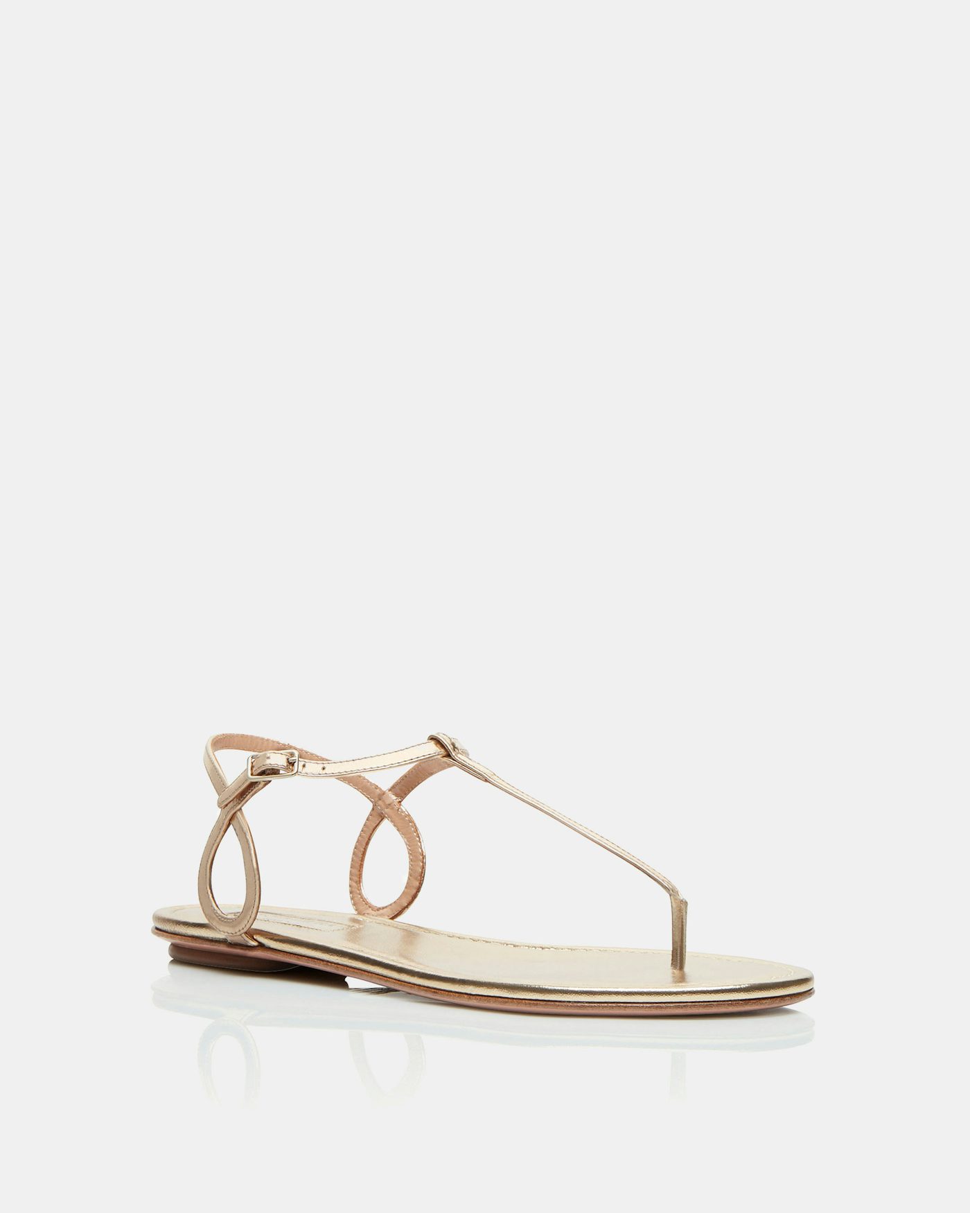 Almost Bare Sandal Flat GOLD 1