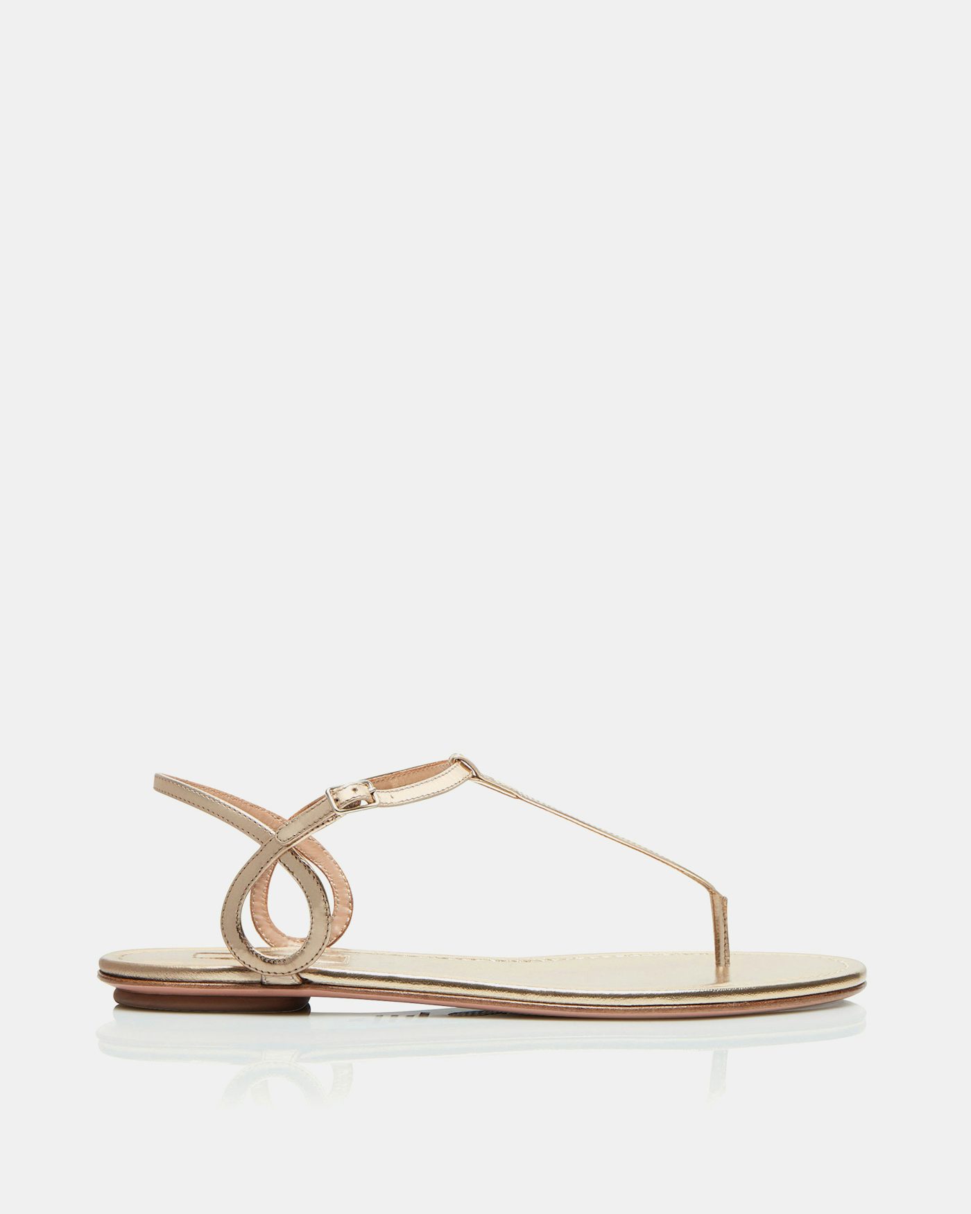 Almost Bare Sandal Flat GOLD 2