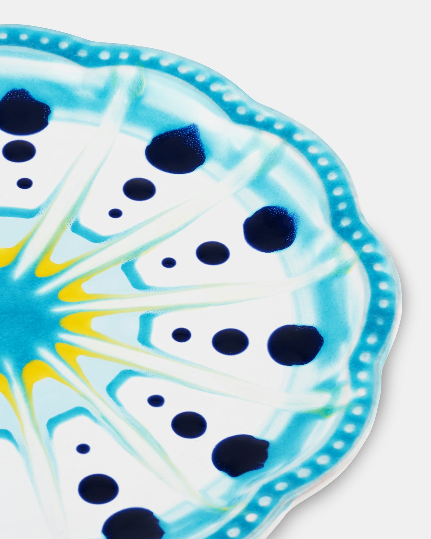 Alegria Dessert Plate BLU 1