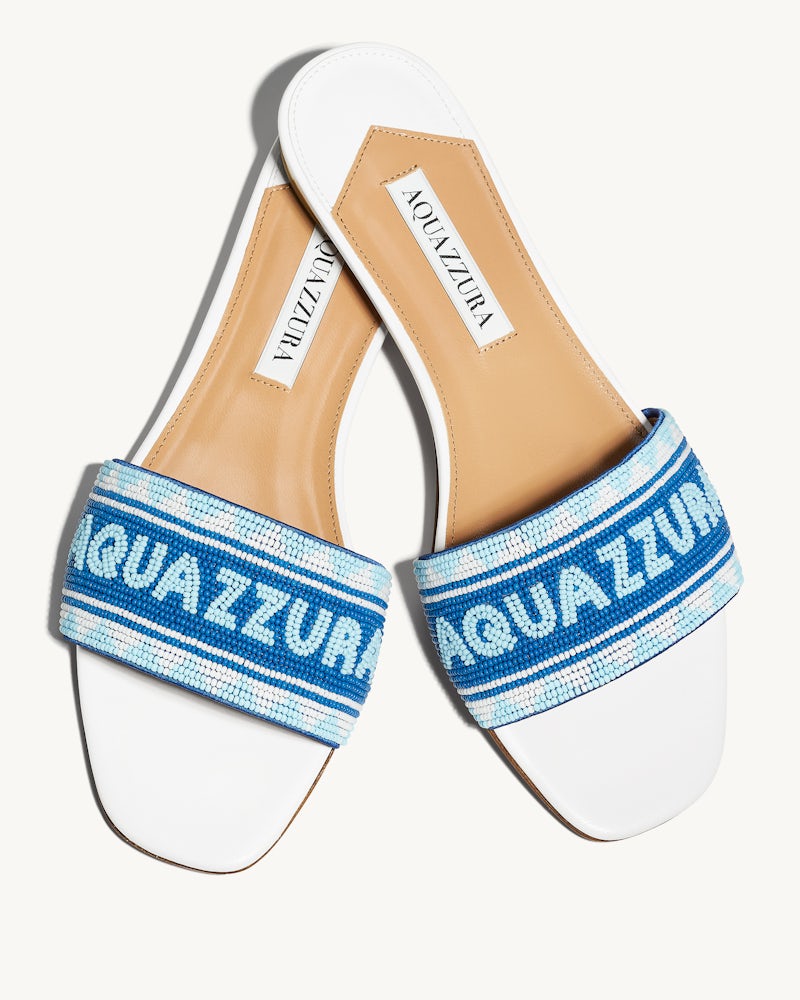 50+ Scarpe da comprare assolutamente con i saldi estivi! 104 Aqz Beads Slide BIANCO 0