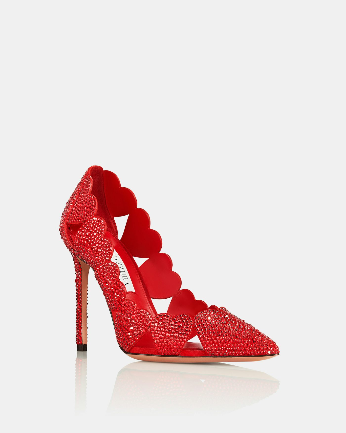 Amourose Maxi Crystal Pump 105 RED 1