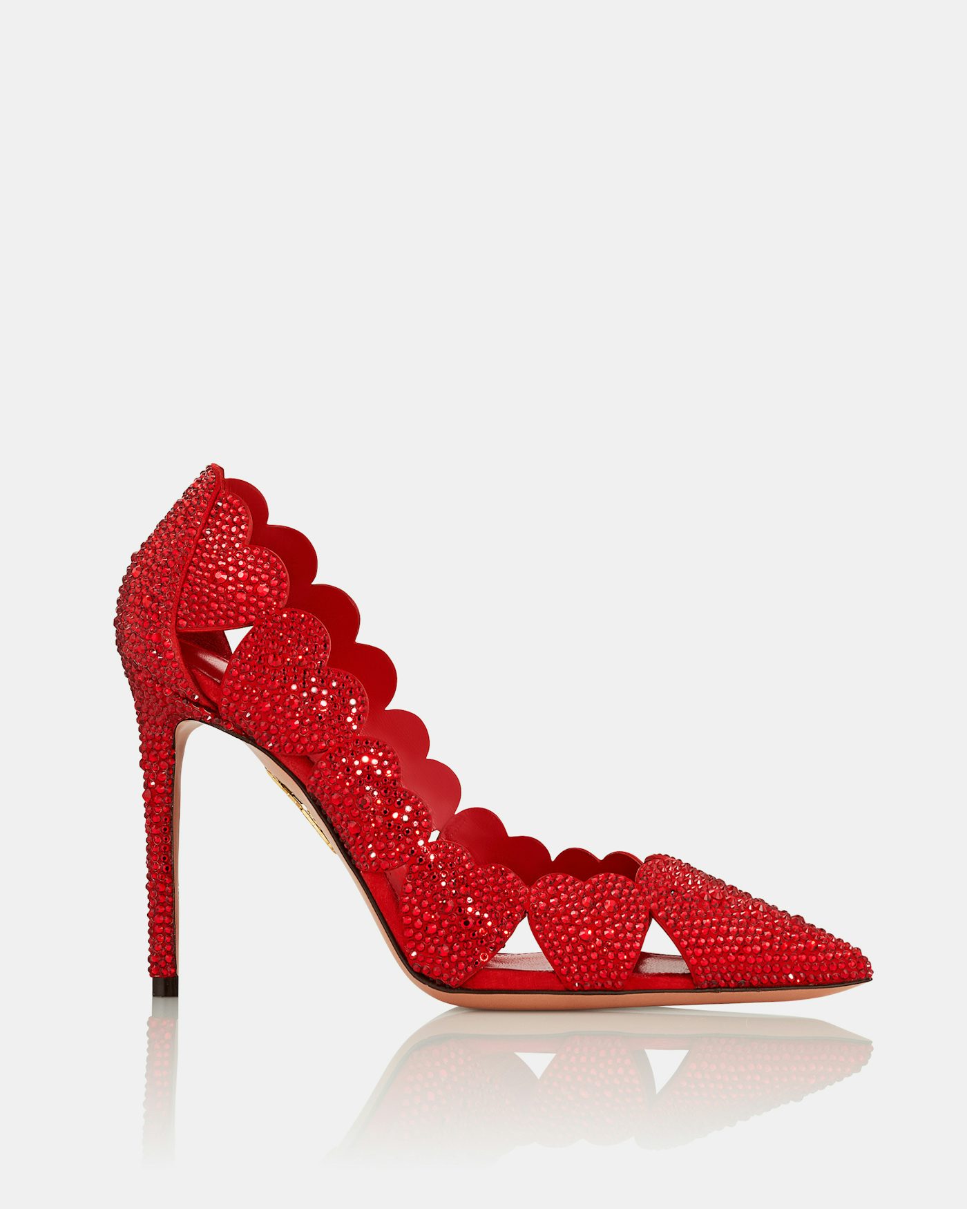 Amourose Maxi Crystal Pump 105 RED 2