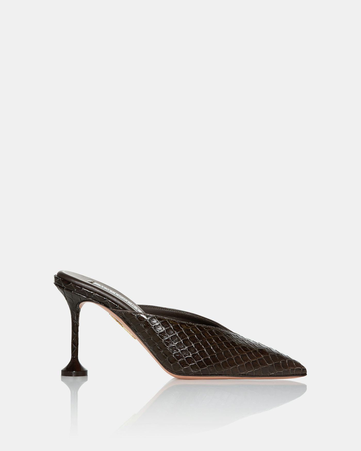 Bisous Mule Pump 85 BROWN 2