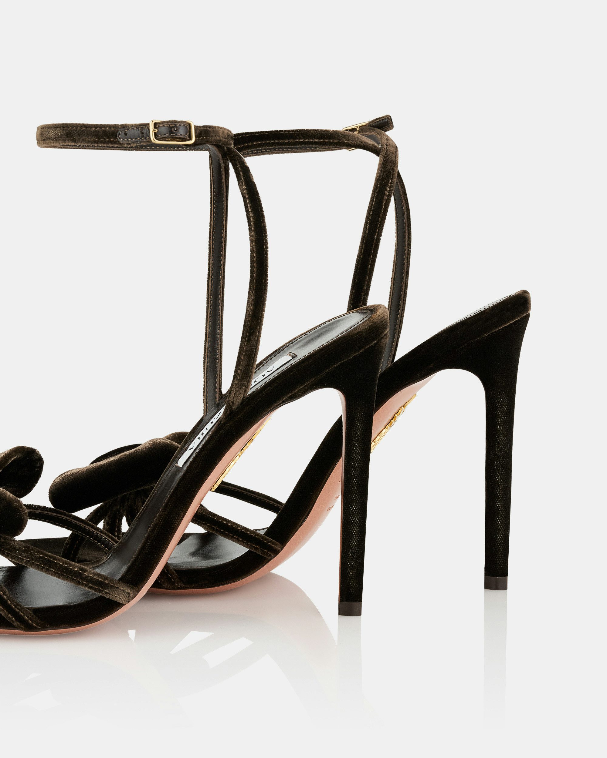 Black Tie Sandal 105 BROWN Aquazzura@ Official