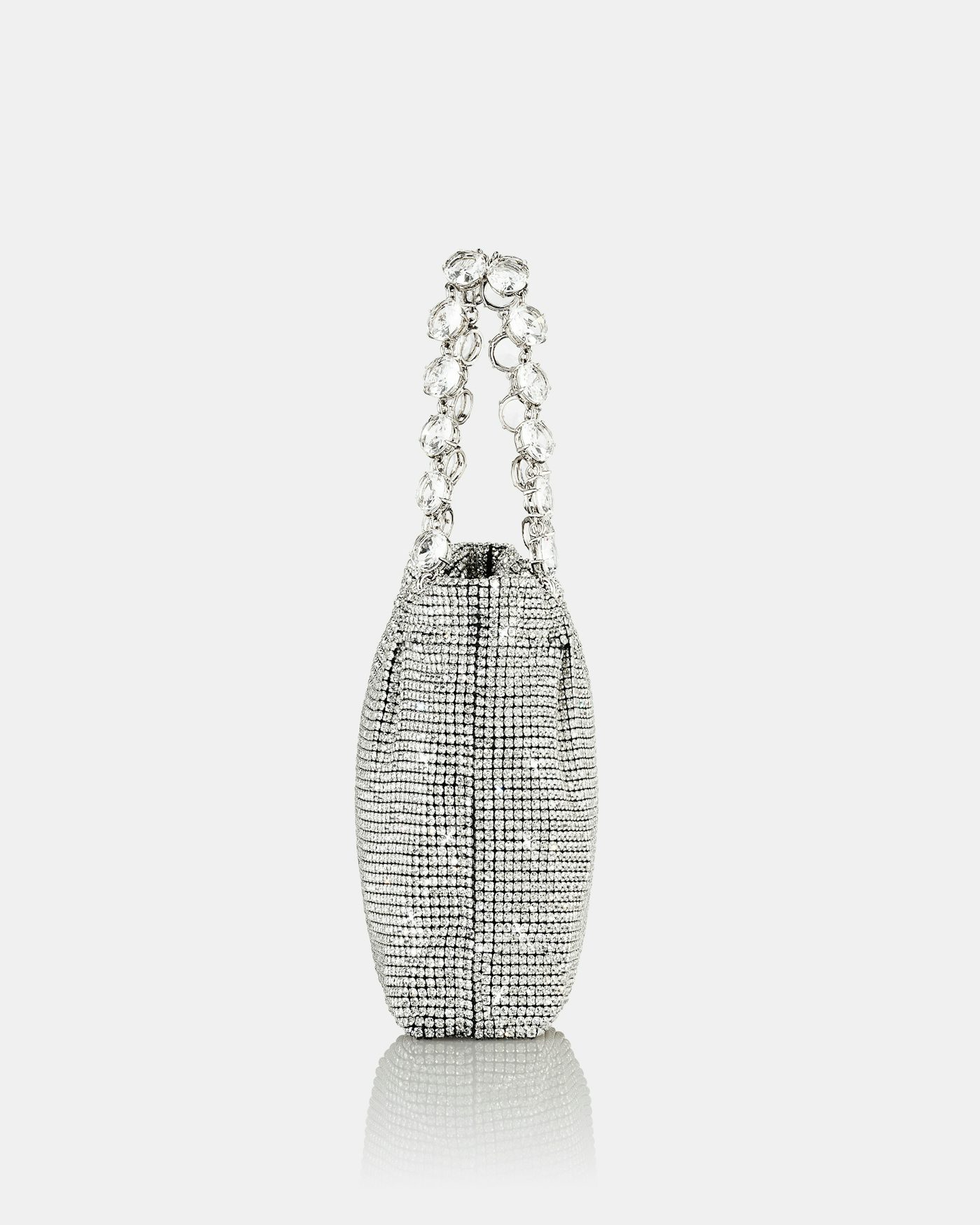 Crystal Galactic Mini Tote ARGENTO 1