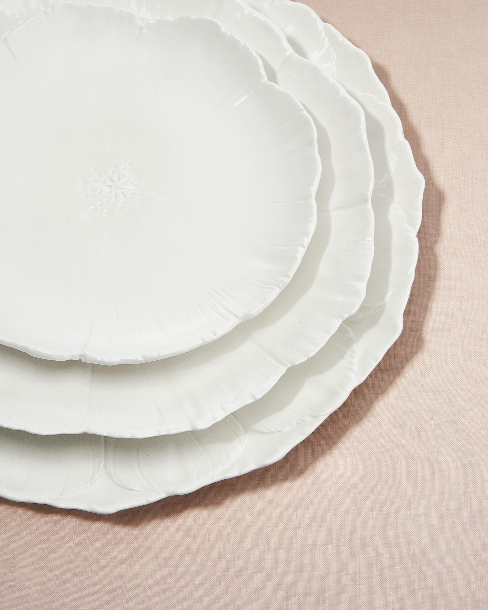 Cherry Blossom Charger Plate WHITE Aquazzura@ Official