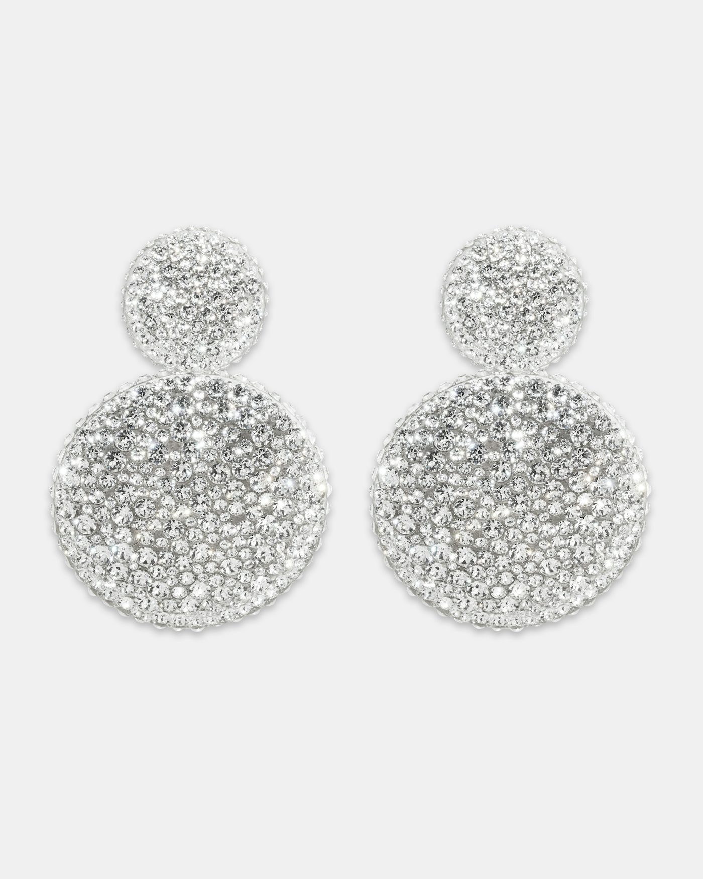 Crystal Lover Earrings SILVER 2