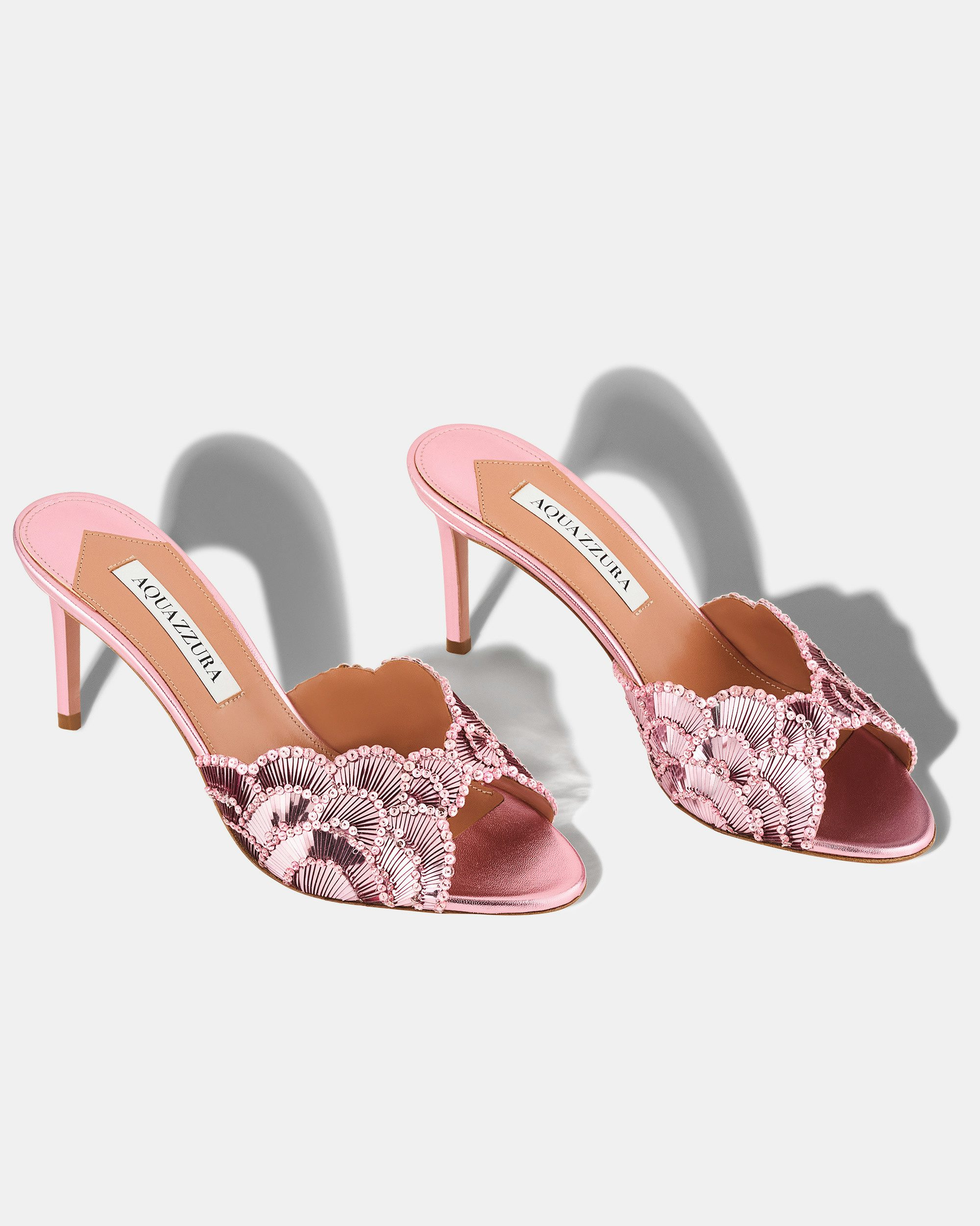 Ce Soir Mule 75 PINK Aquazzura@ Official