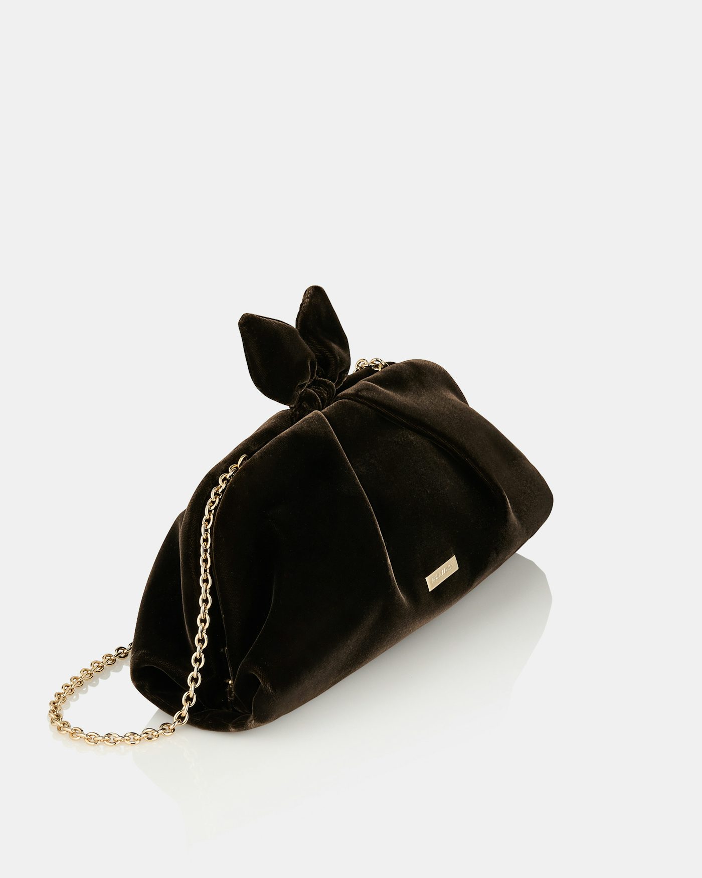 Bow Tie Clutch BROWN 1