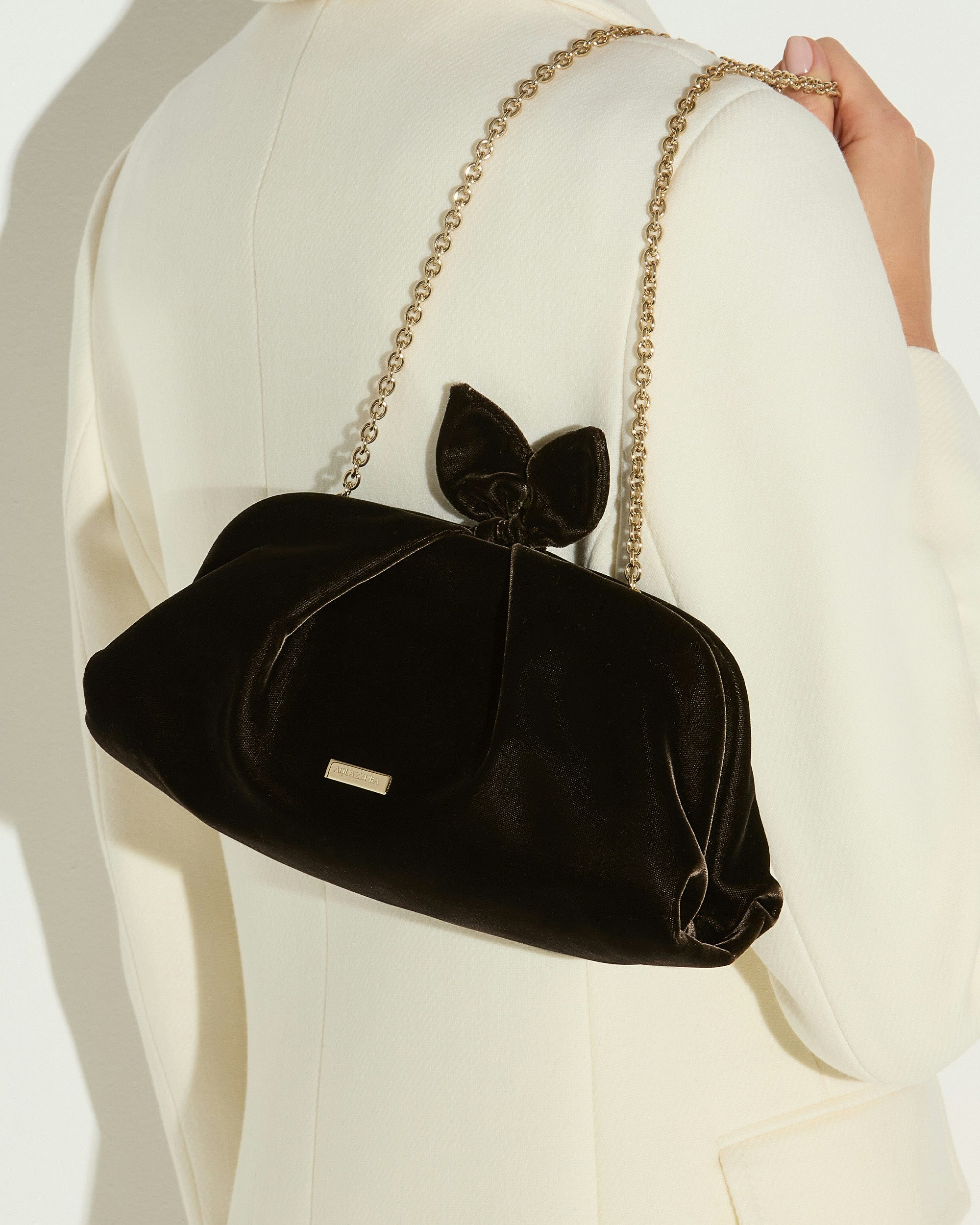 Bow Tie Clutch BROWN Aquazzura@ Official