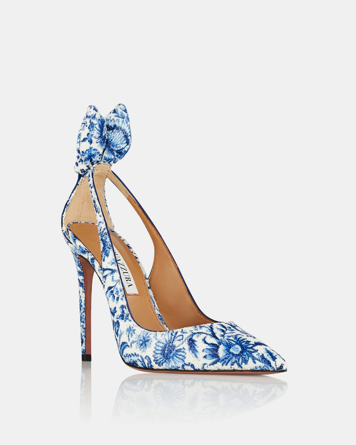 Bow Tie Pump 105 BLUE 1