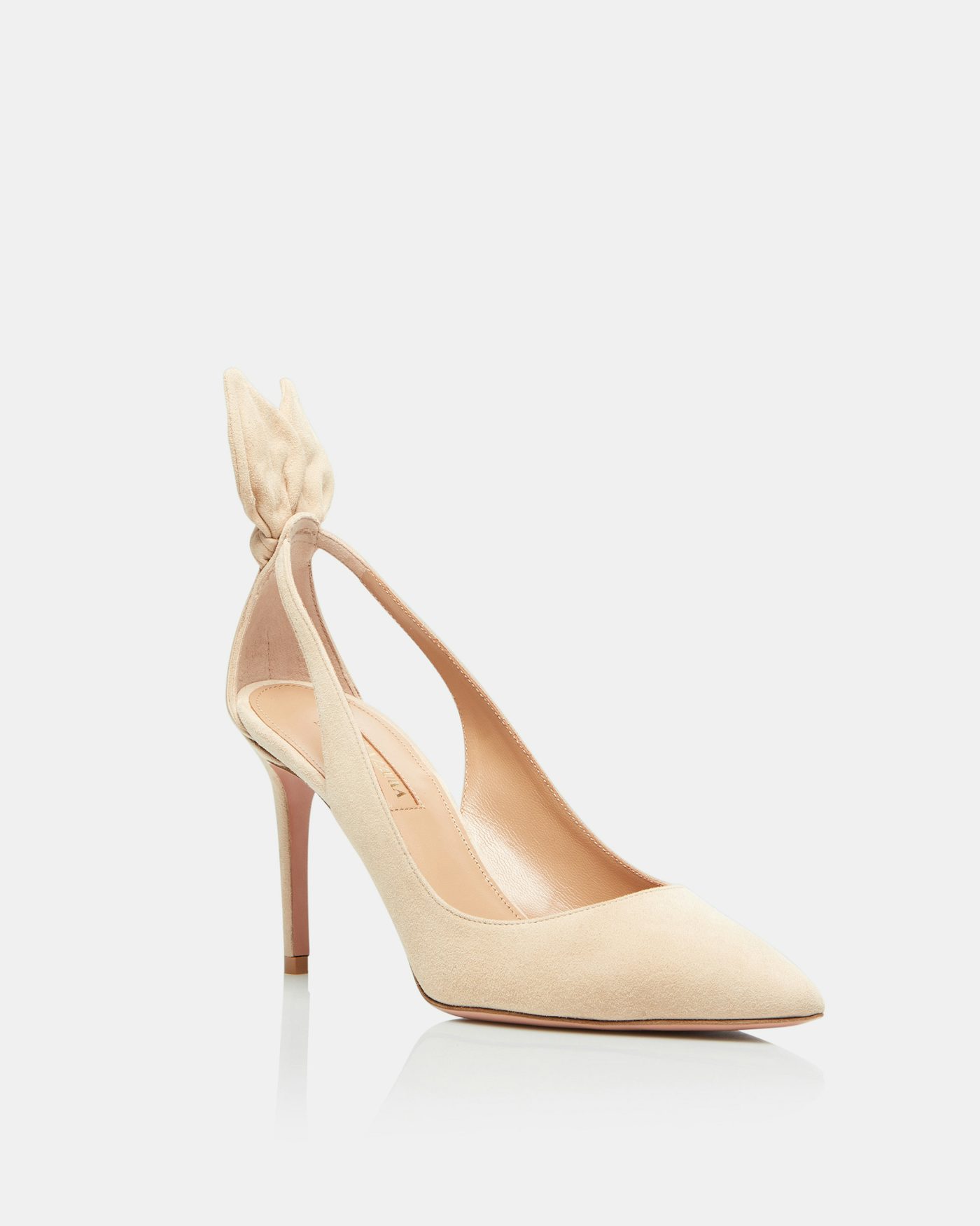 Bow Tie Pump 85 BEIGE 1
