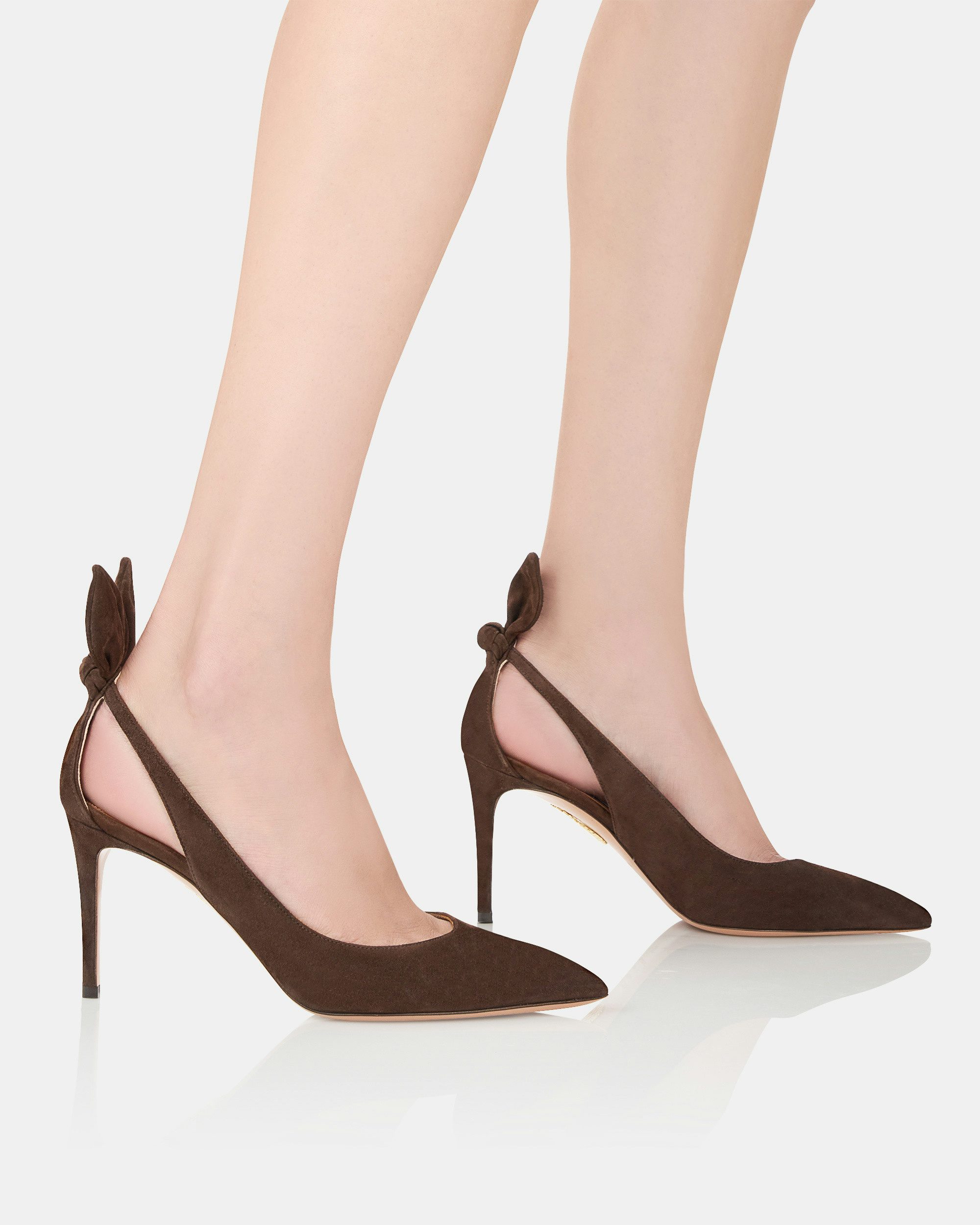 tanuboo Bow Tie Pump 85 BLACK Aquazzura@ Official