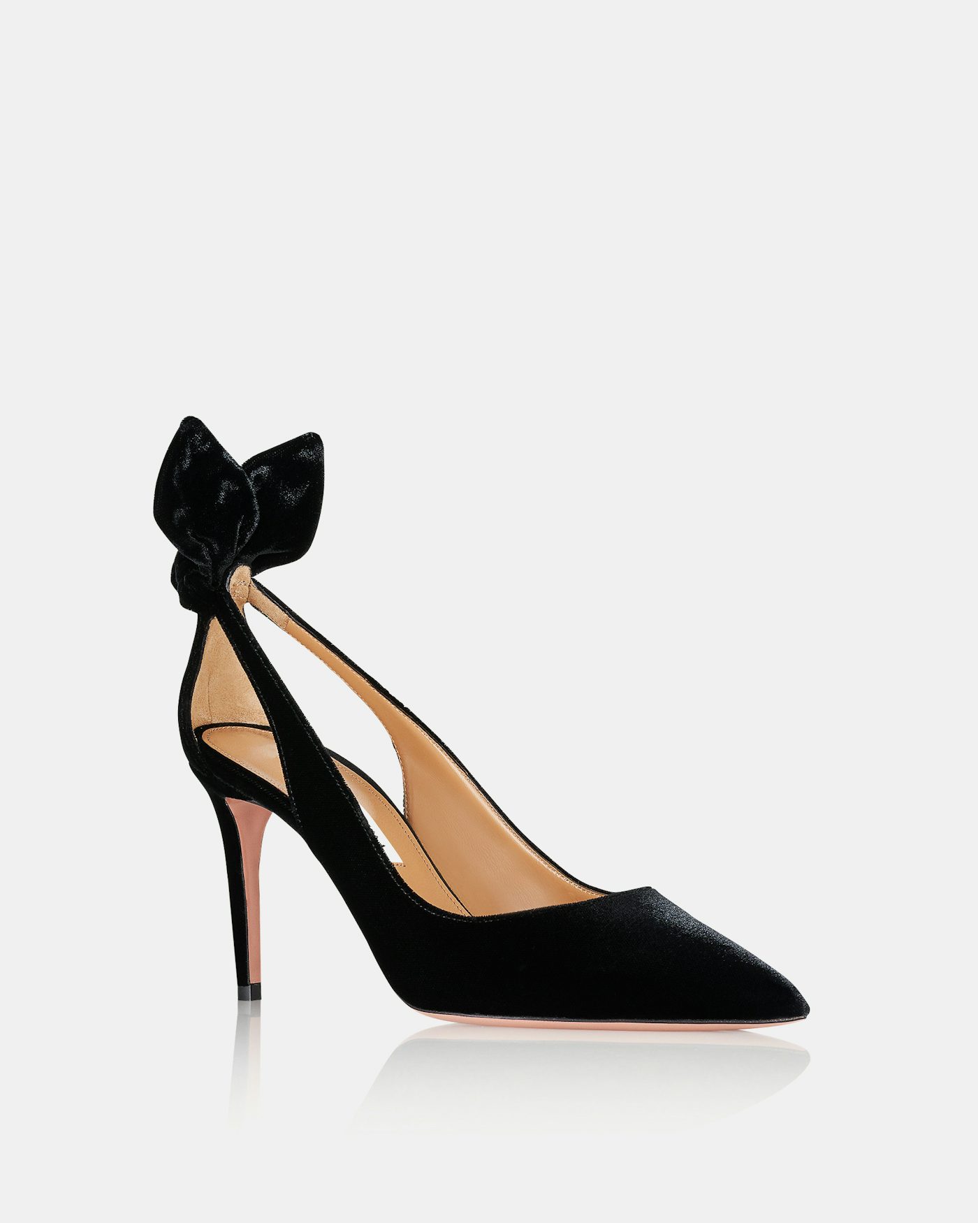 Bow Tie Pump 85 BLACK 1