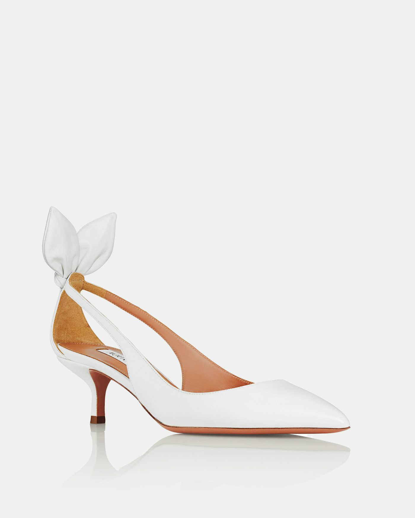 Bow Tie Pump 50 BIANCO 1