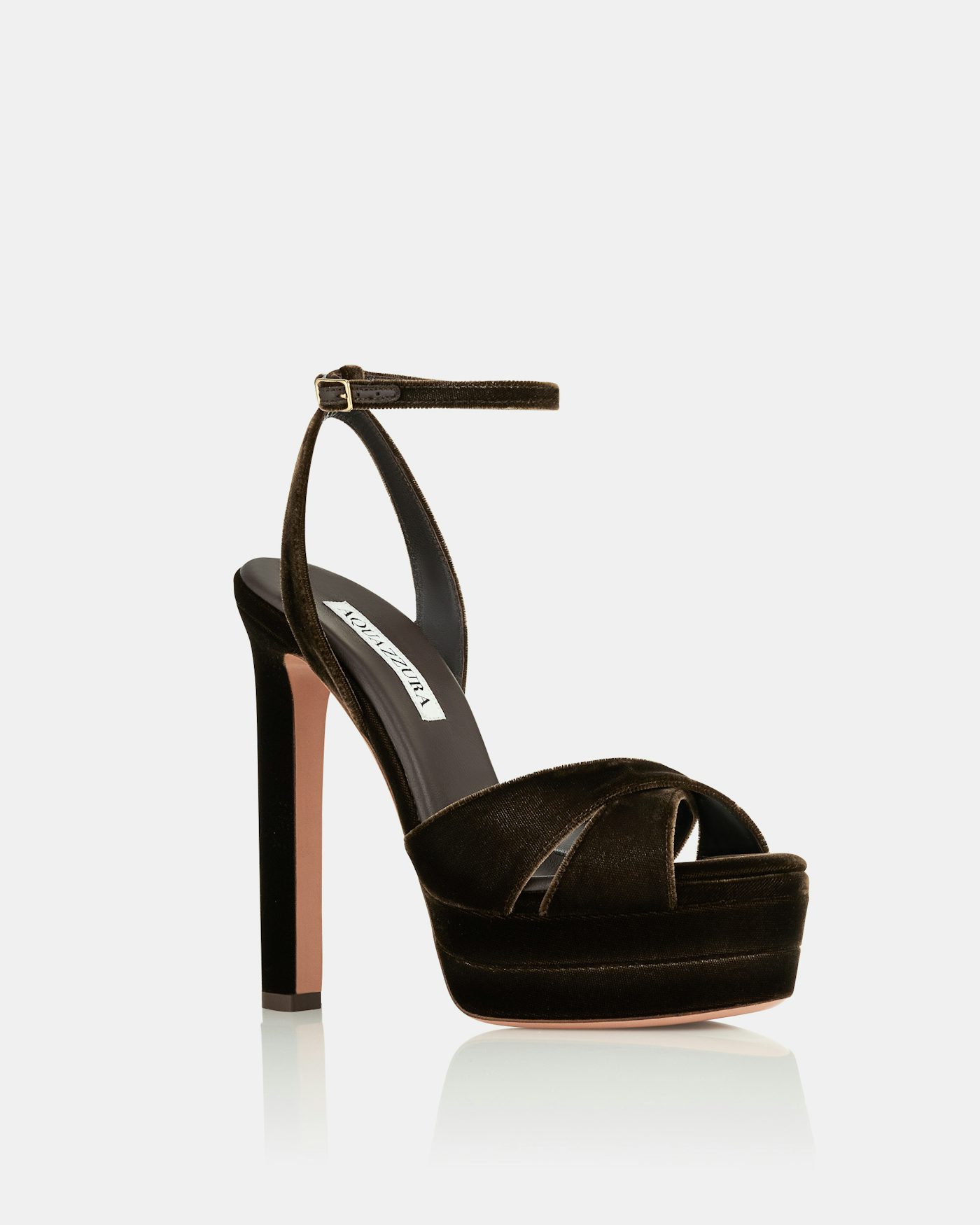 Divine Sandal Plateau 130 BROWN 1