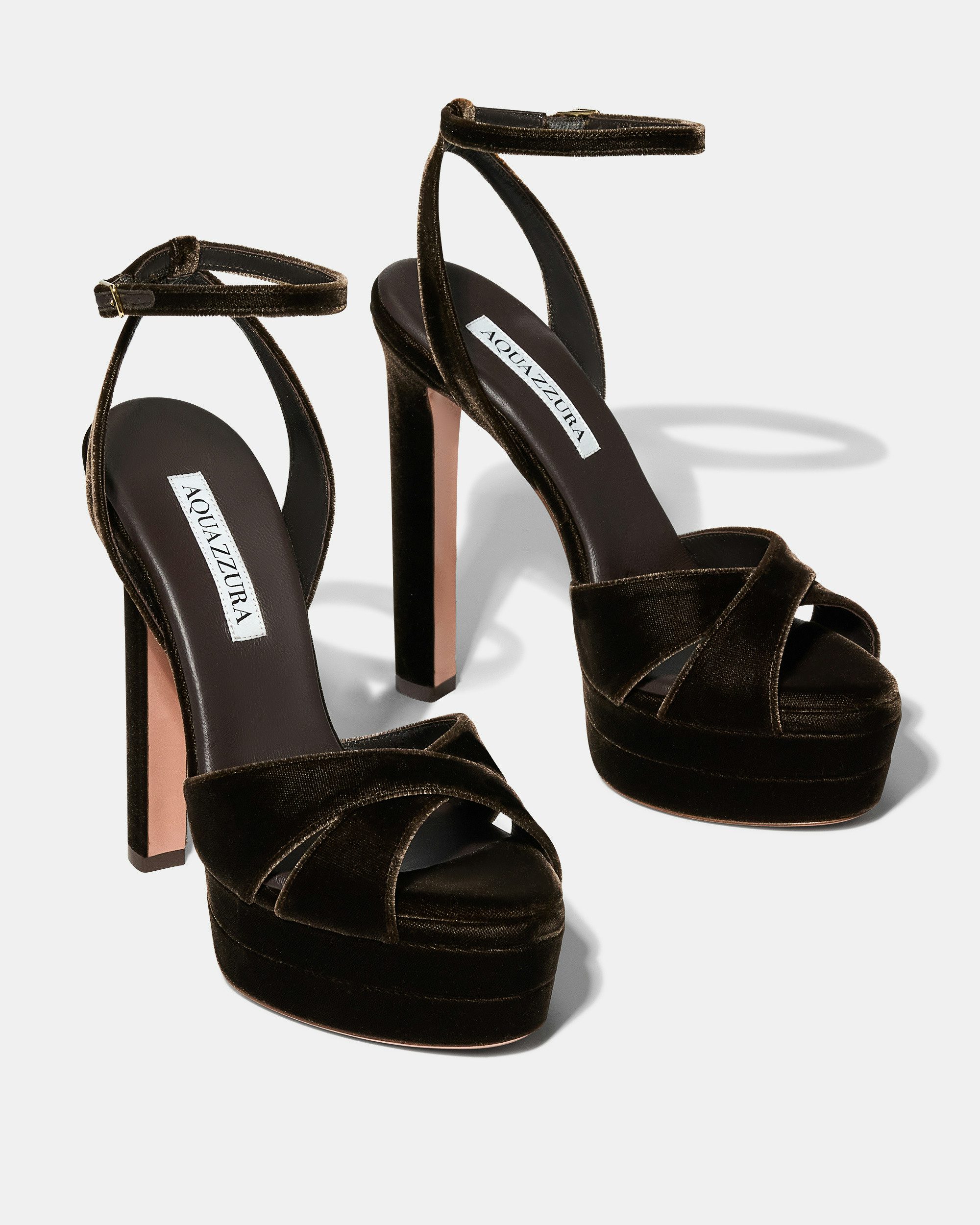 Divine Sandal Plateau 130 BROWN Aquazzura@ Official