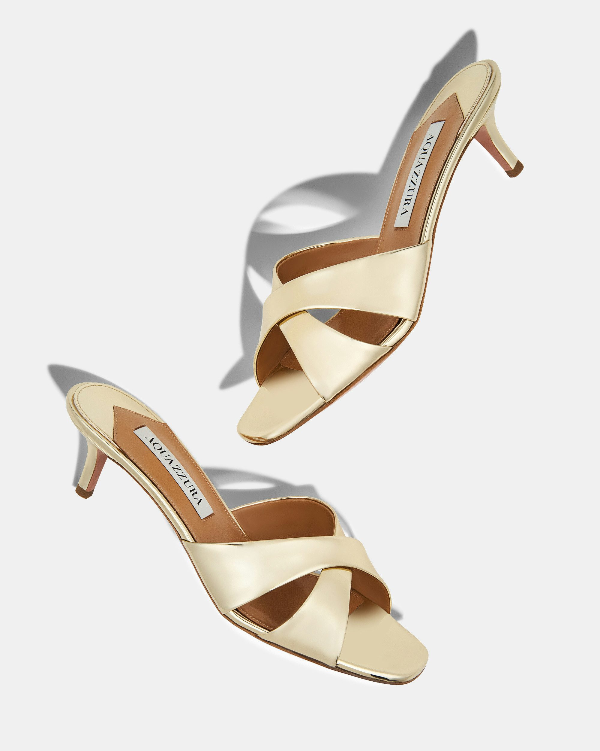 vintage ミュール37 Very Sundance Sandal 85 GOLD Aquazzura@ Official