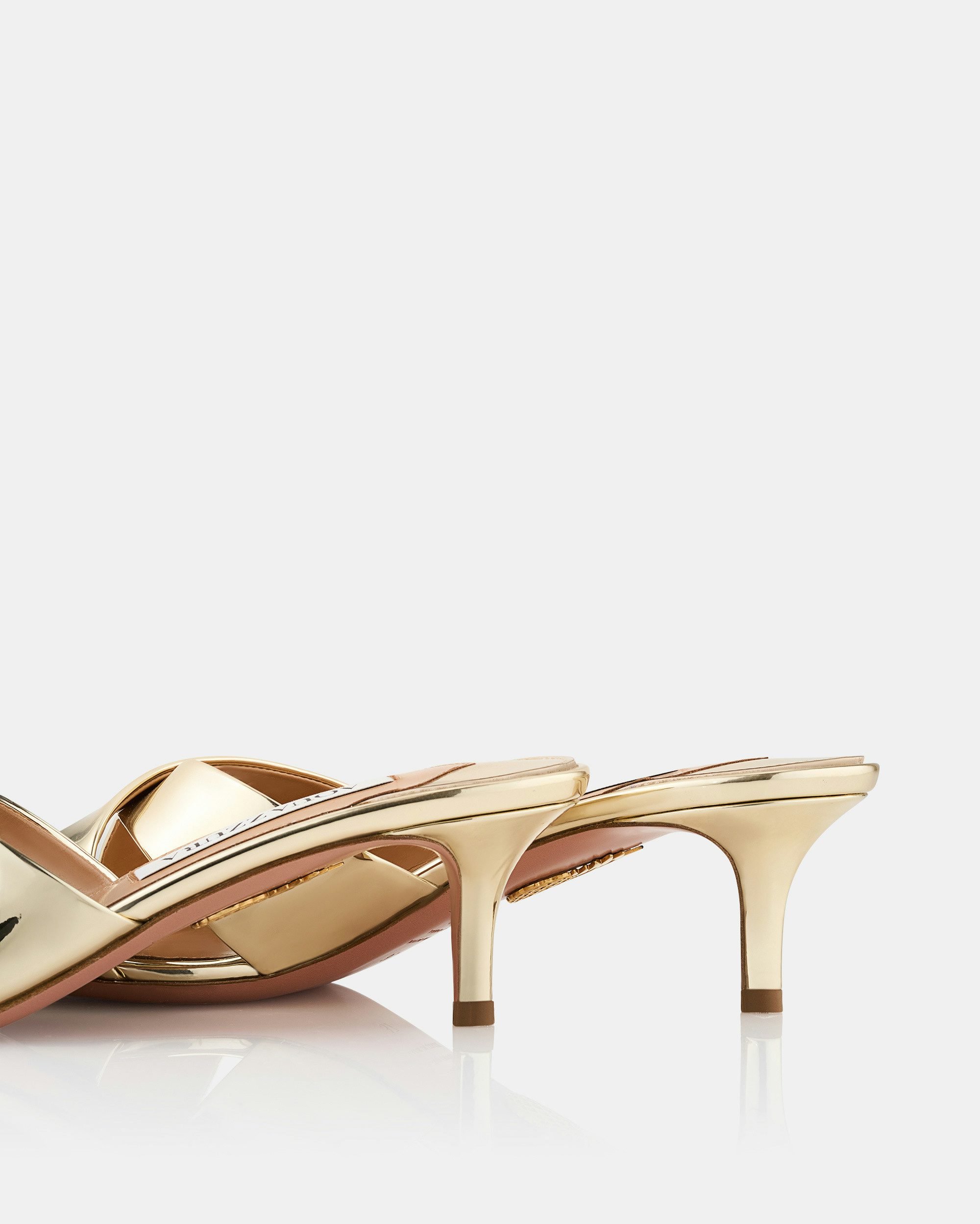 Divine Mule 50 GOLD Aquazzura@ Official