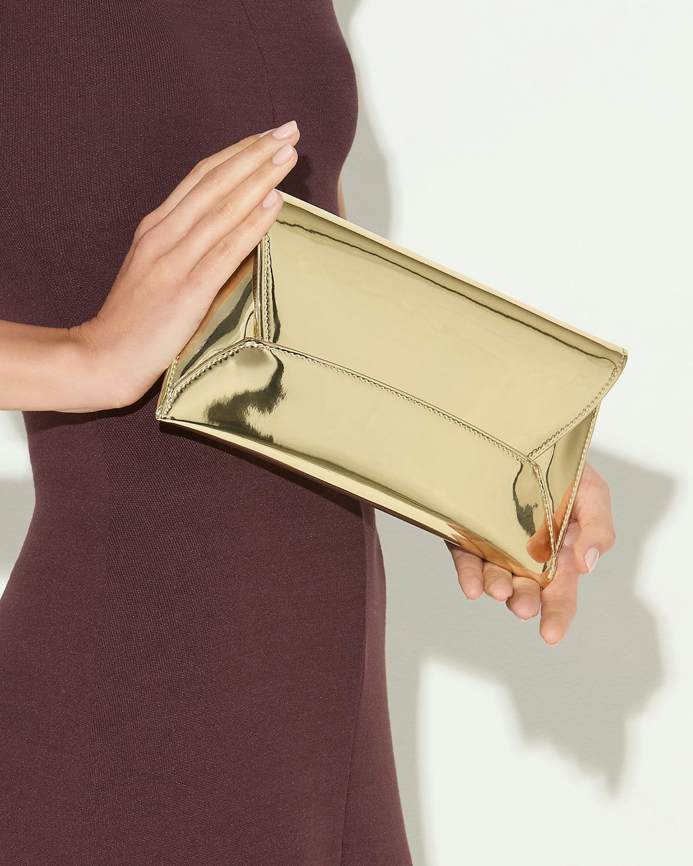 Envelope Clutch GOLD Aquazzura@ Official