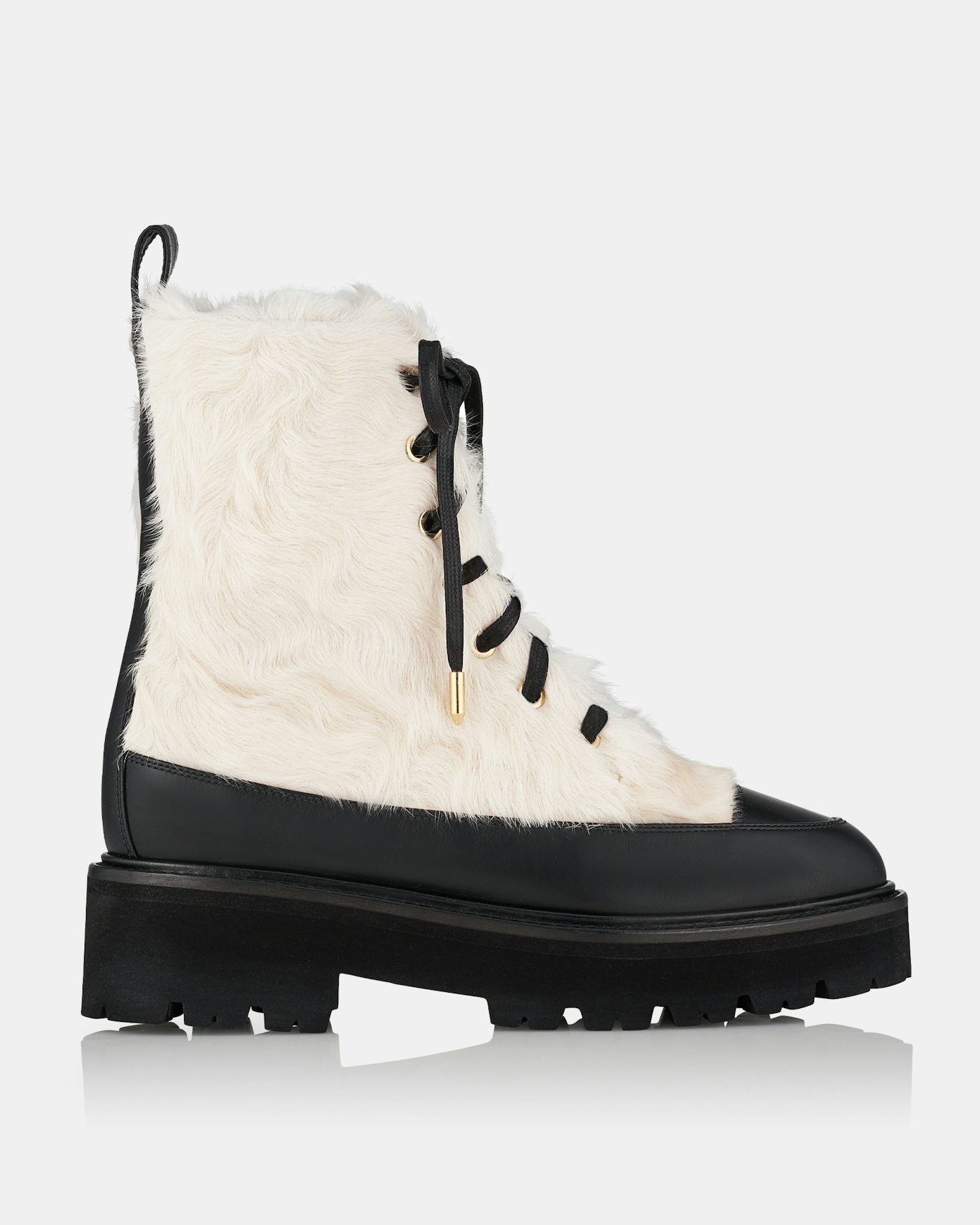 Furry Combat Bootie 20 BLANC 2