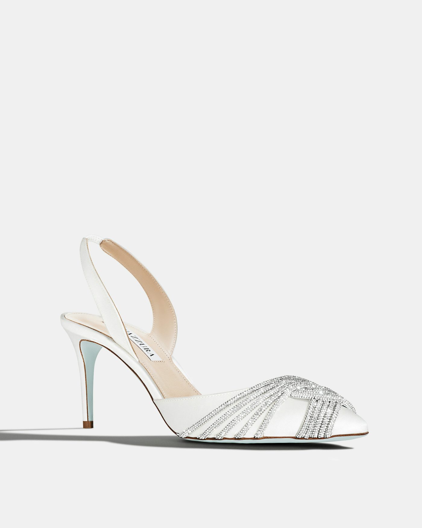 Gatsby Sling Satin 75 WHITE 1