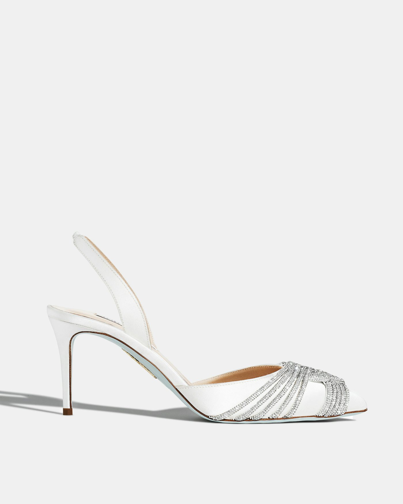 Gatsby Sling Satin 75 WHITE 2