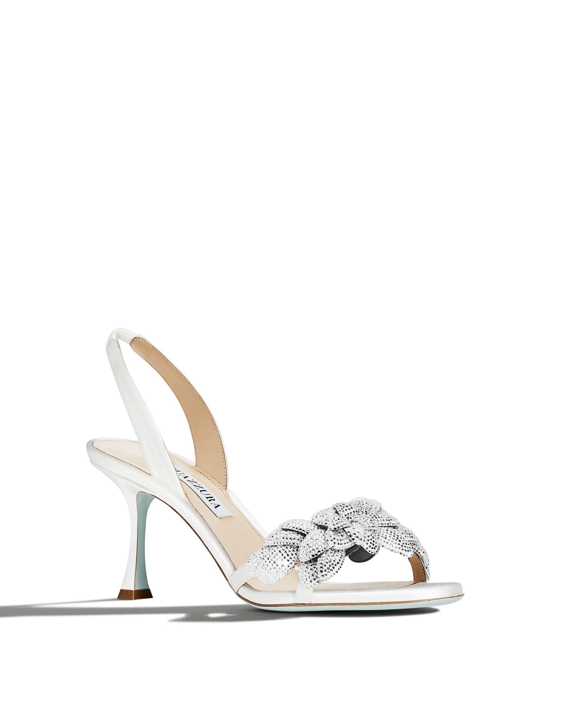 Galactic Flower Sandal 75 WHITE Aquazzura@ Official