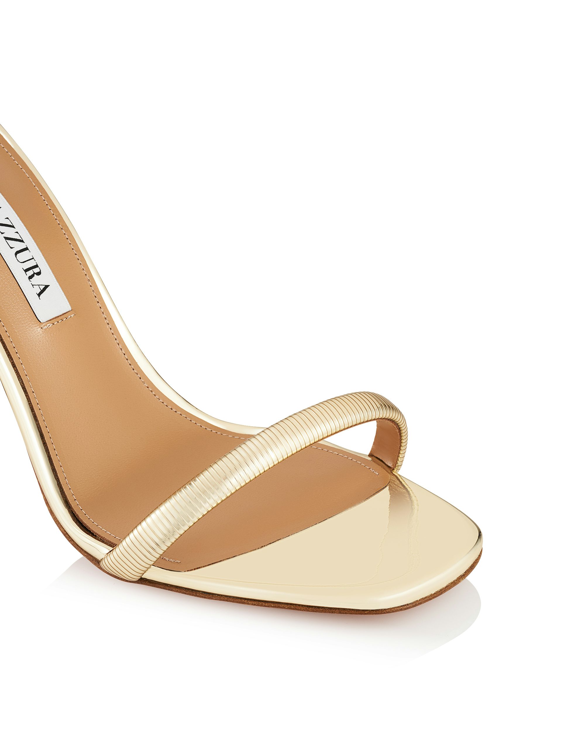 AQUAZZURA アパルトモンゴールドストラップサンダル アクアズーラ