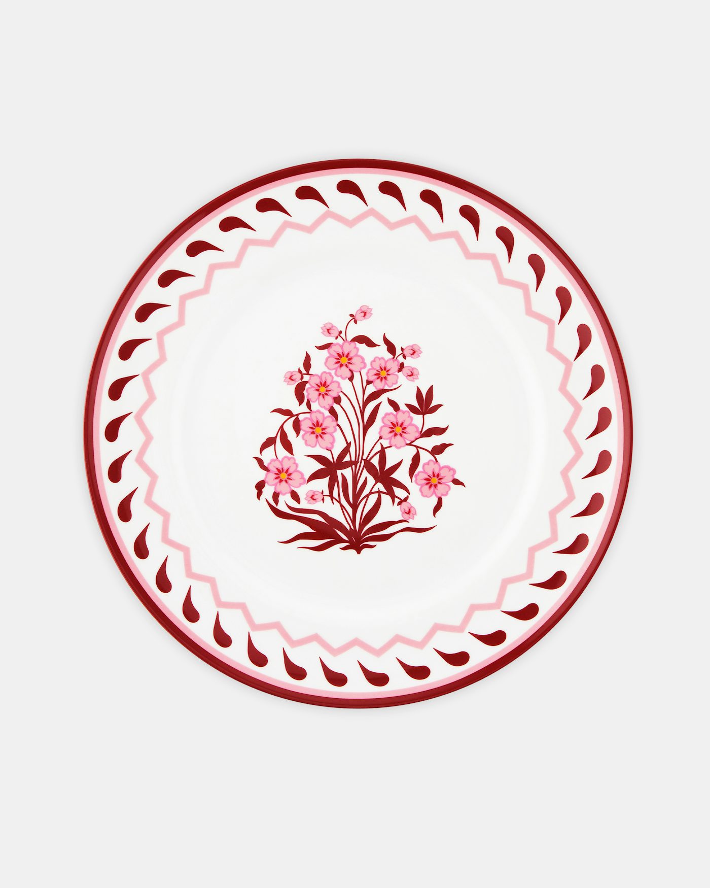 Jaipur Dinner Plate BORDEAUX 2