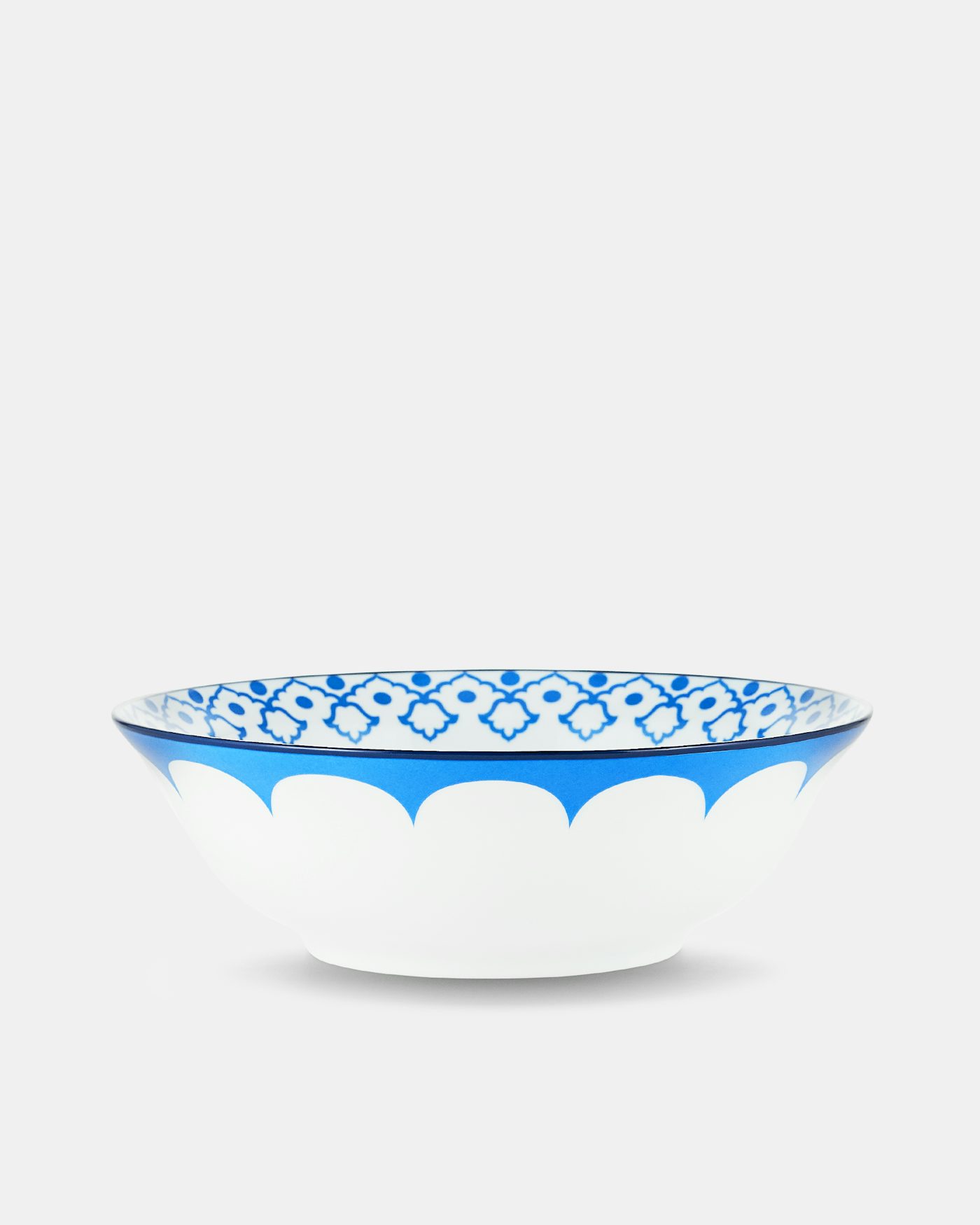 Jaipur Round Salad Bowl BLU 1