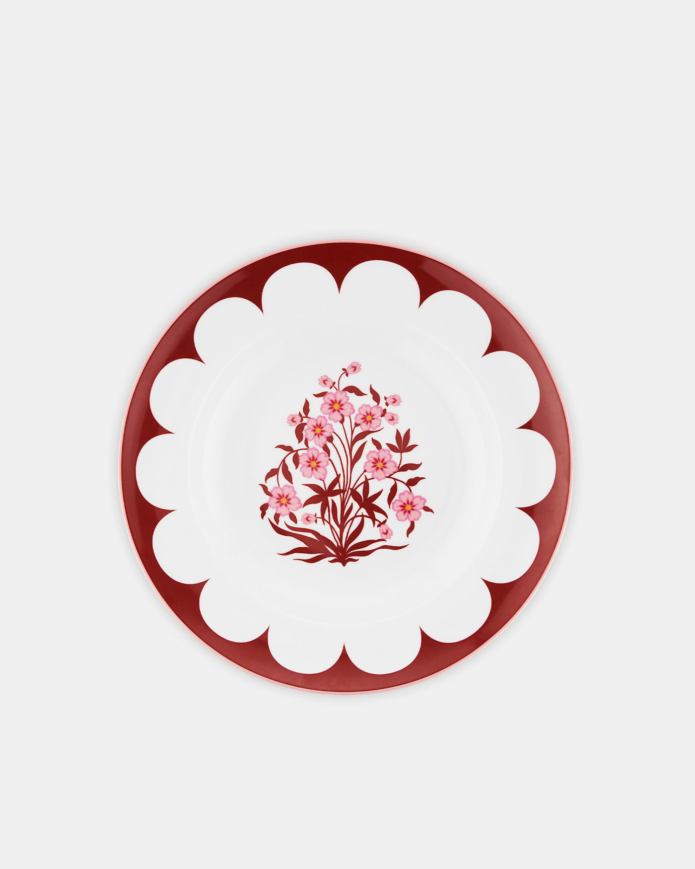 Jaipur Soup Plate BORDEAUX 2