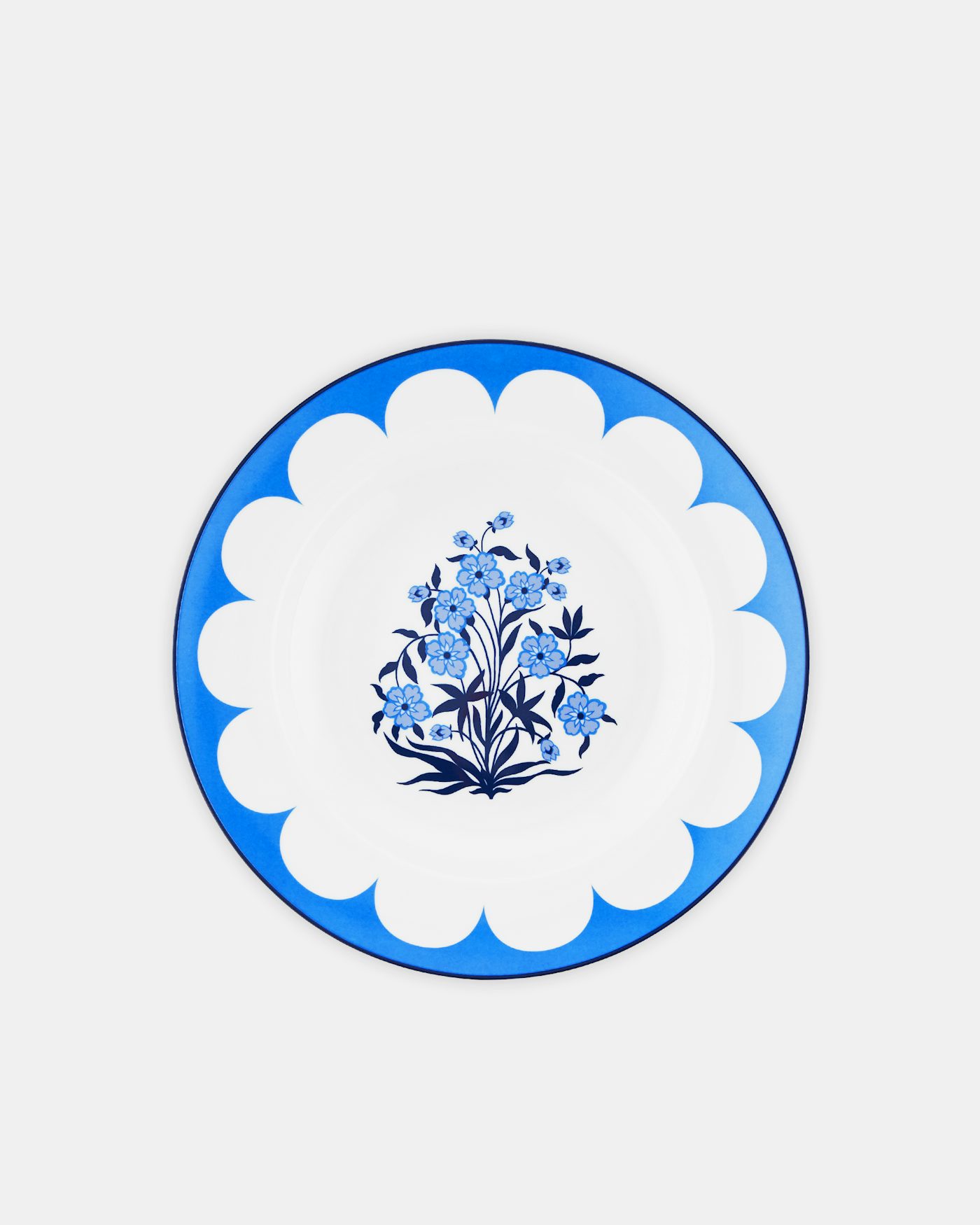 Jaipur Soup Plate BLU 1