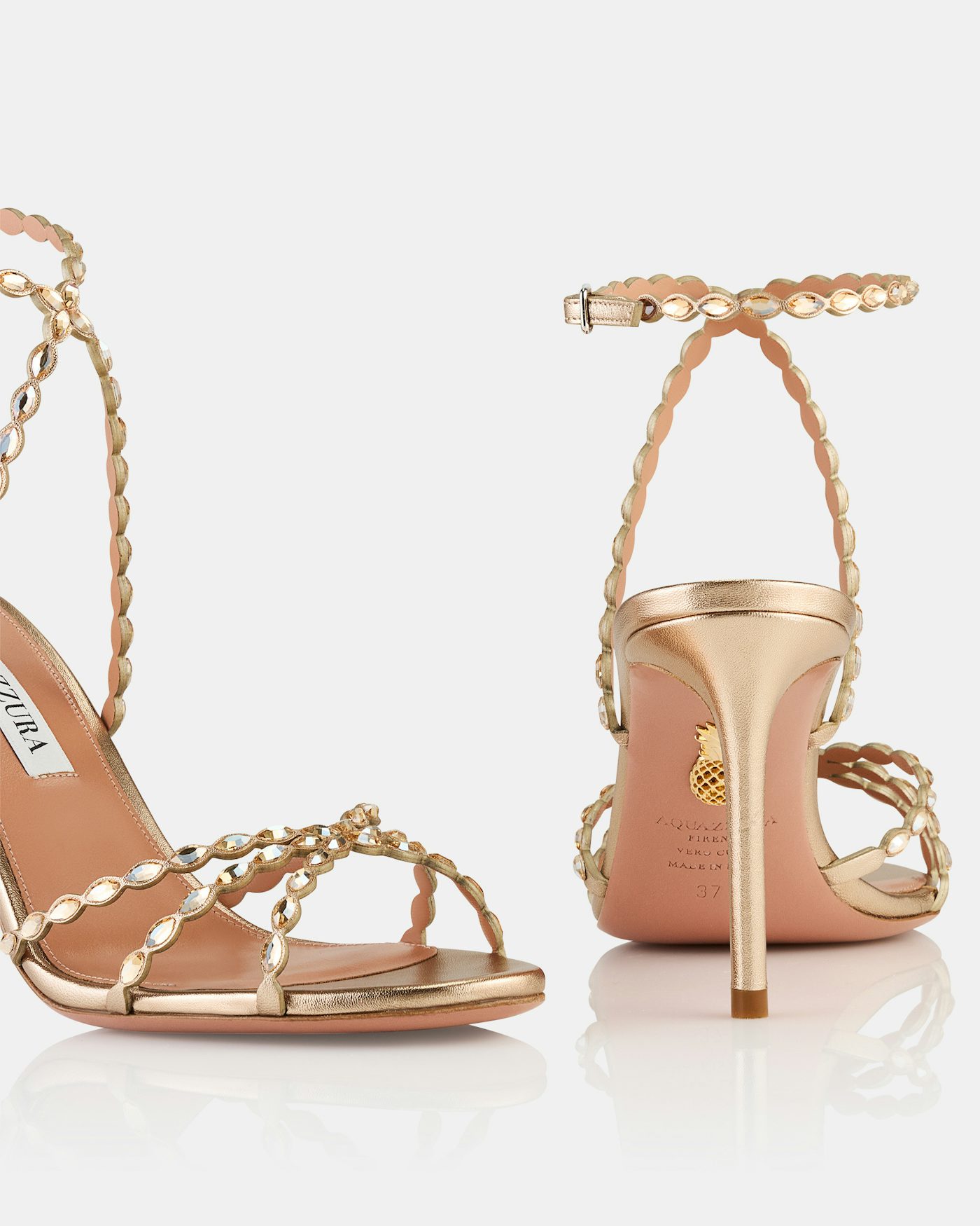 Love Struck Sandal 85 ROSE GOLD Aquazzura@ Official