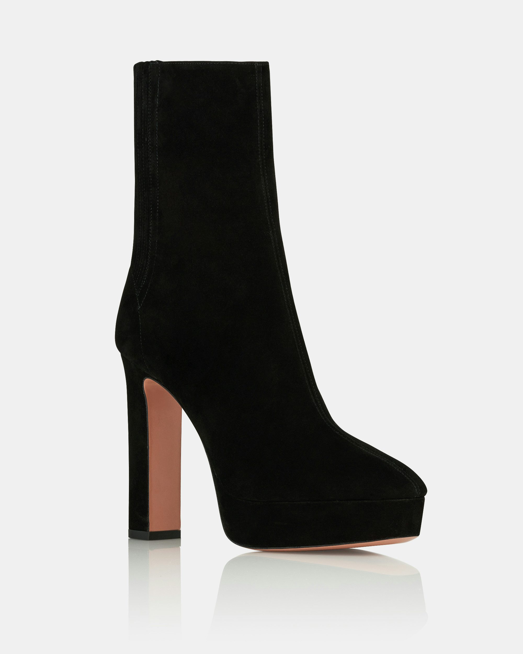 Martine Bootie Plateau 110 BLACK Aquazzura@ Official