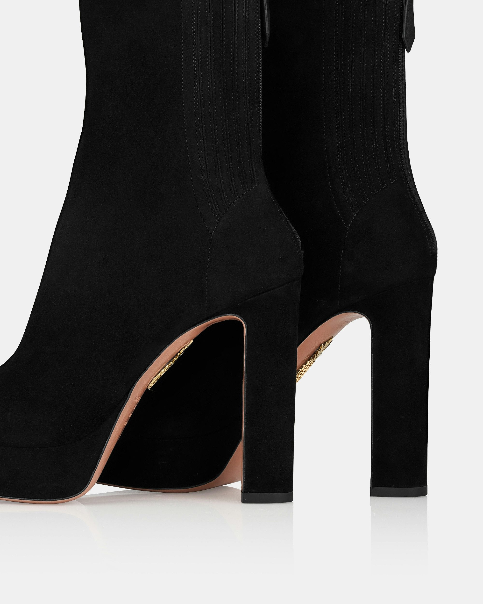 Martine Bootie Plateau 110 BLACK Aquazzura@ Official