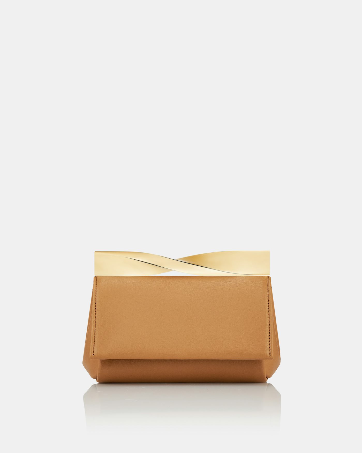 Mini Twist Clutch MARRONE 2