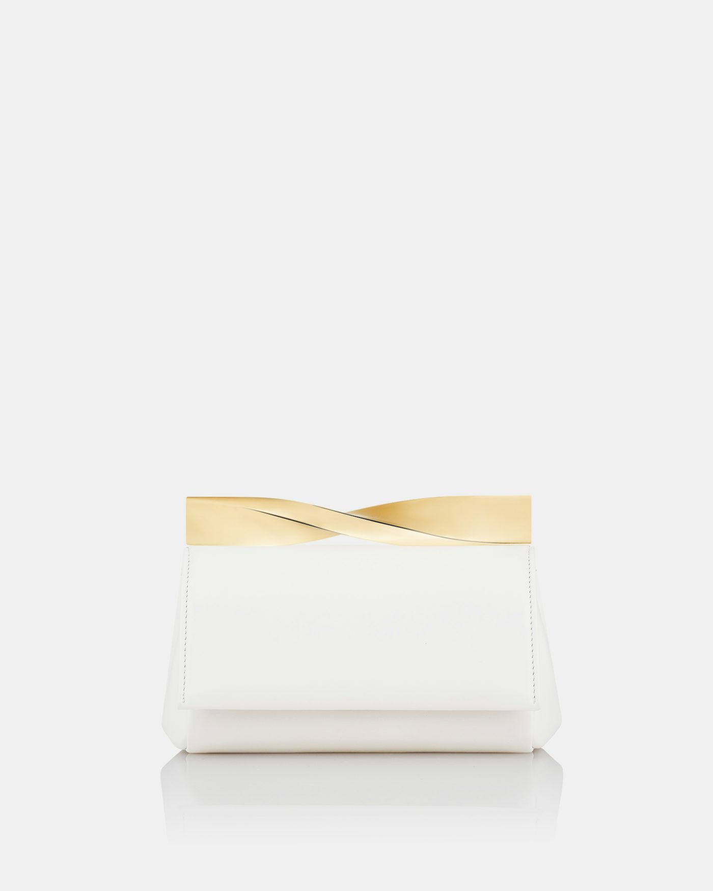 Mini Twist Clutch WHITE 2