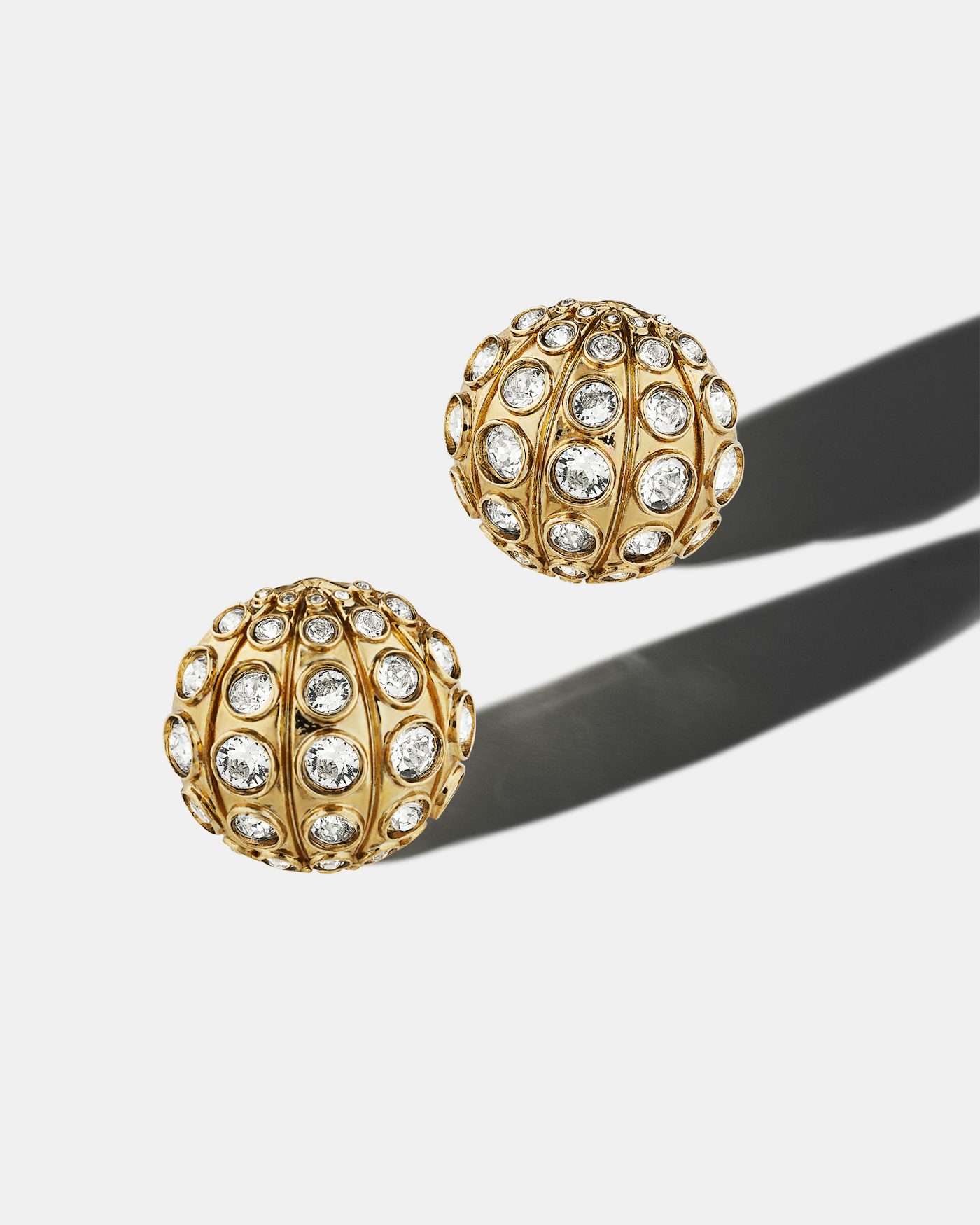 Max Crystal Earrings GOLD 1