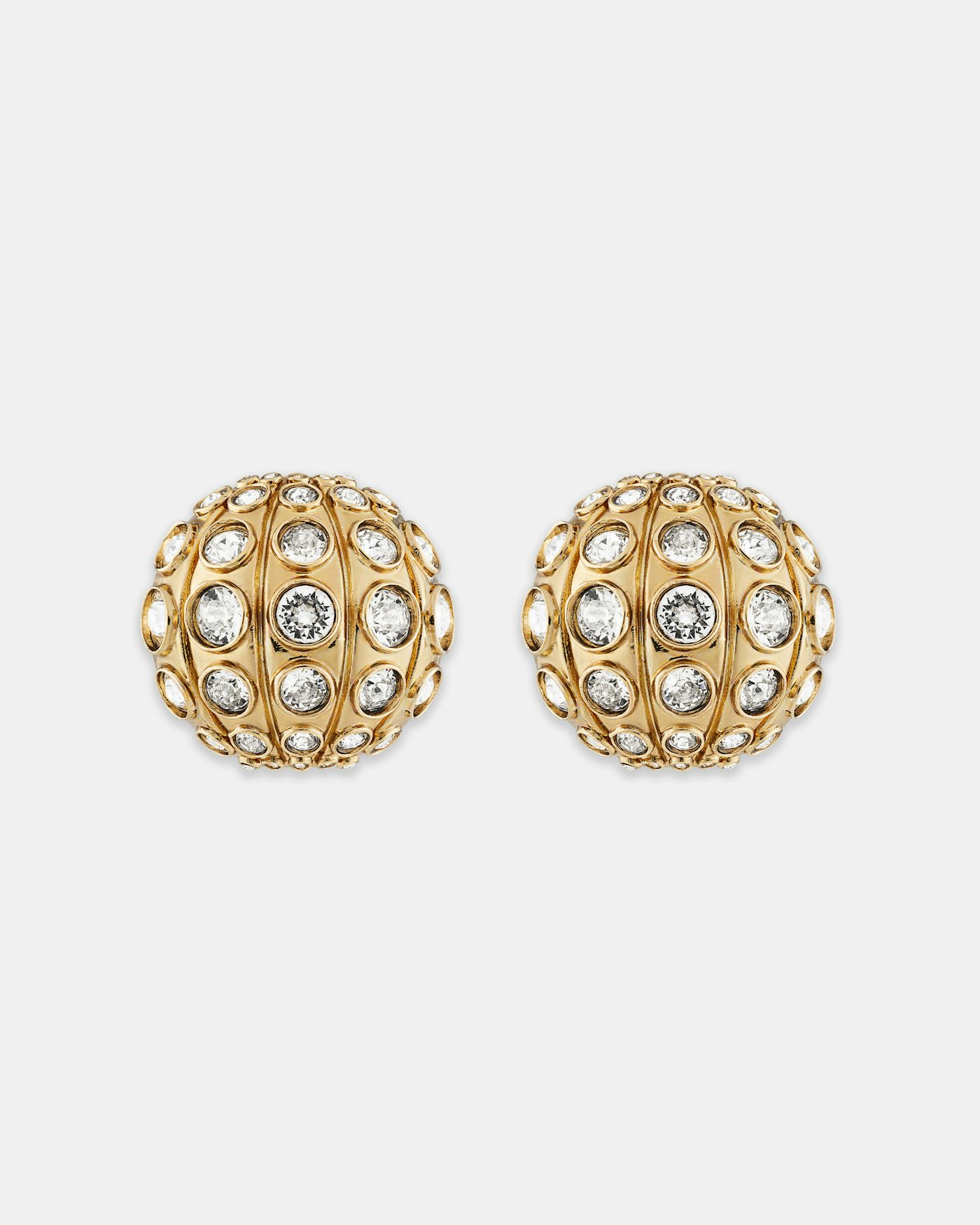 Max Crystal Earrings GOLD 2