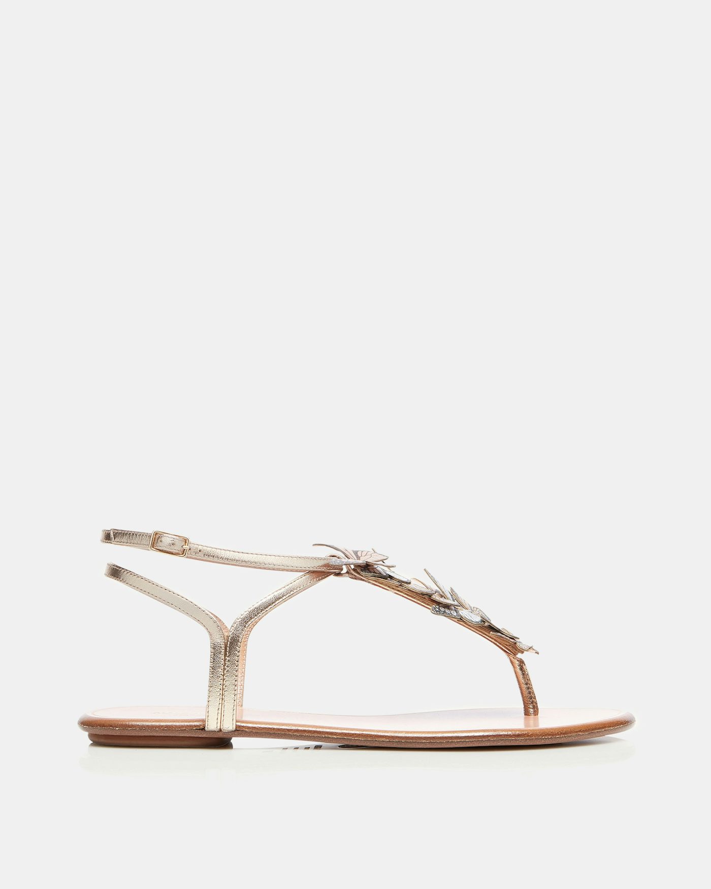 Papillon Sandal Flat ORO 2