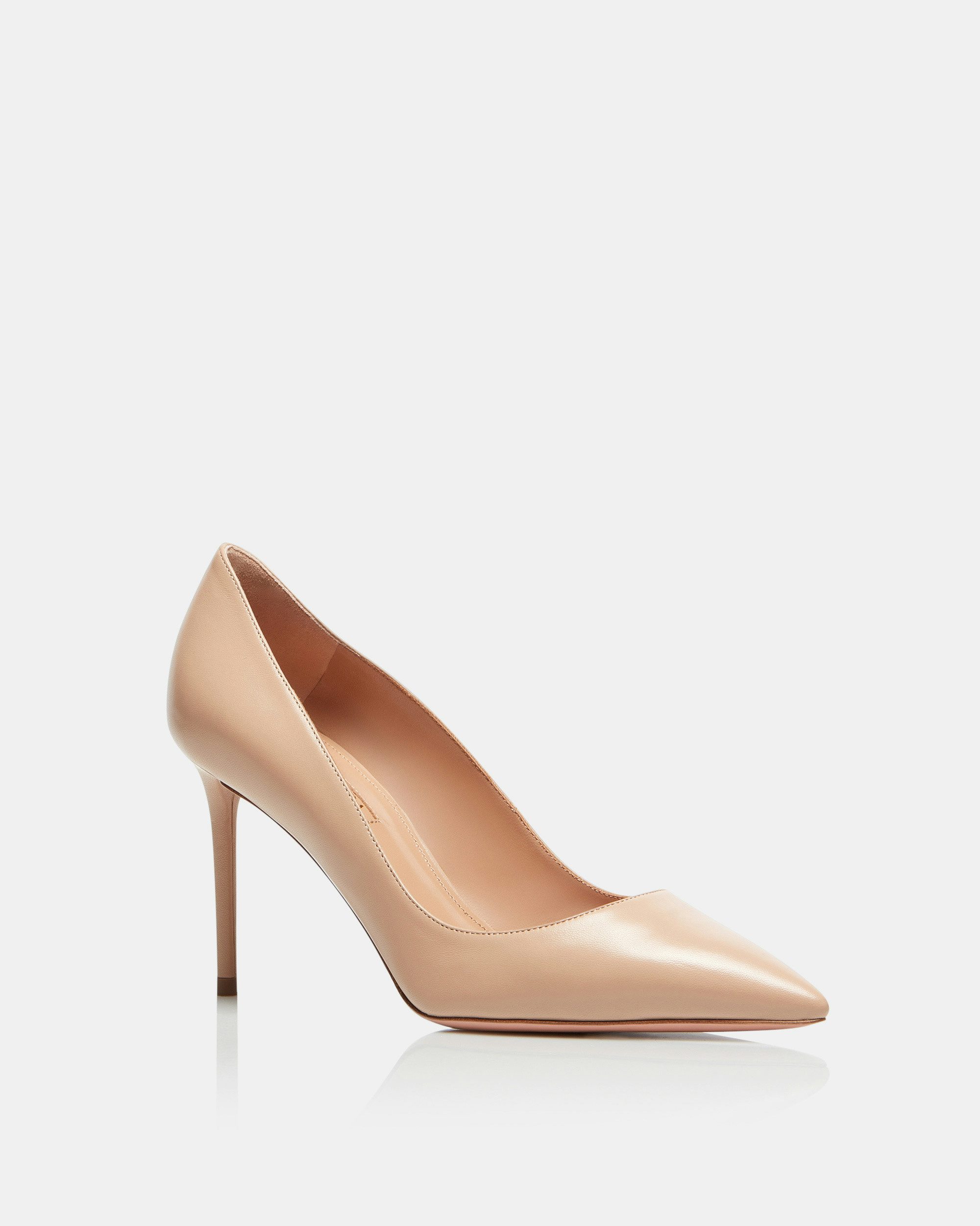 Purist Pump 85 BEIGE Aquazzura@ Official