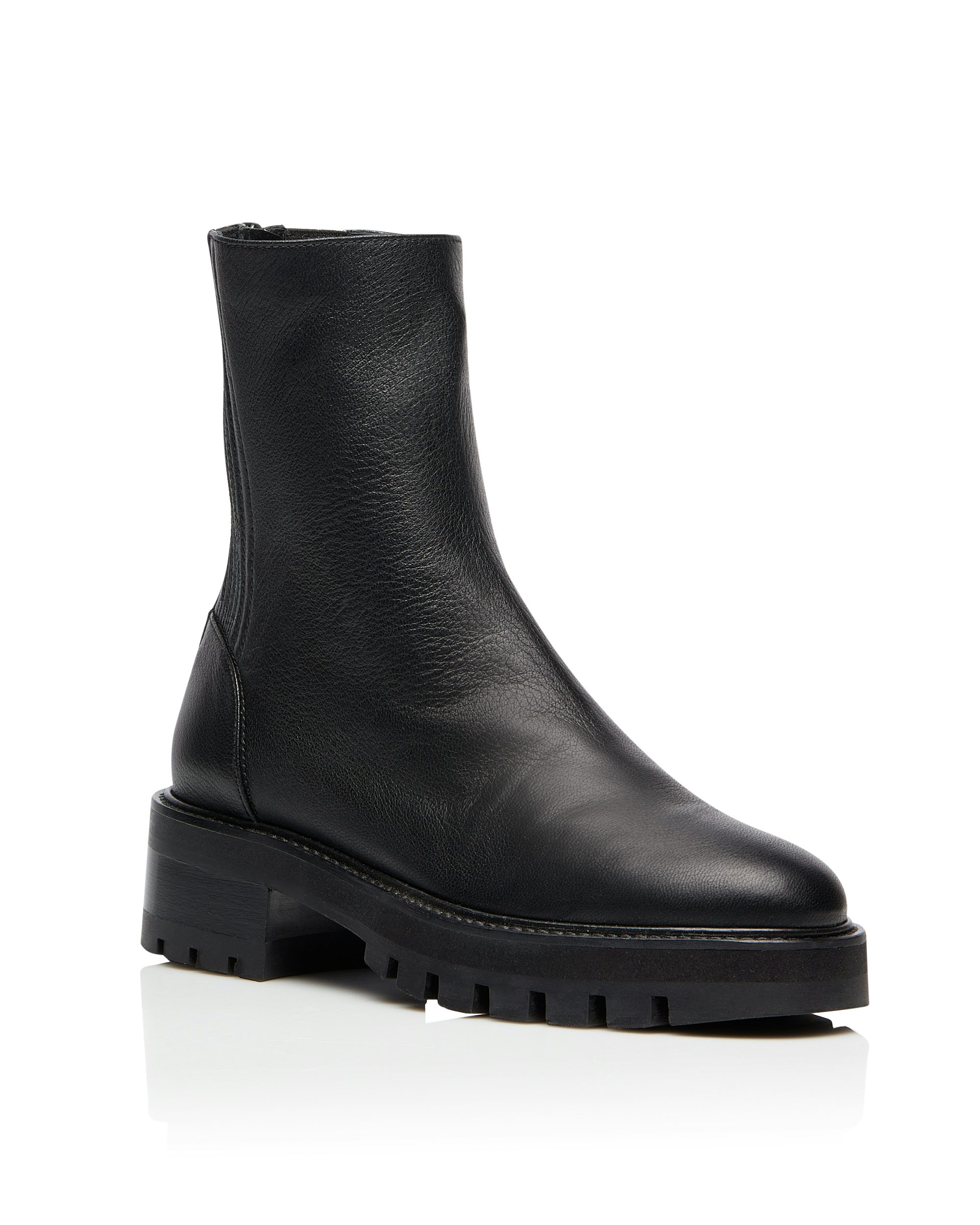 ハチュカ Saint Honore Combat Bootie BLACK Aquazzura@ Official