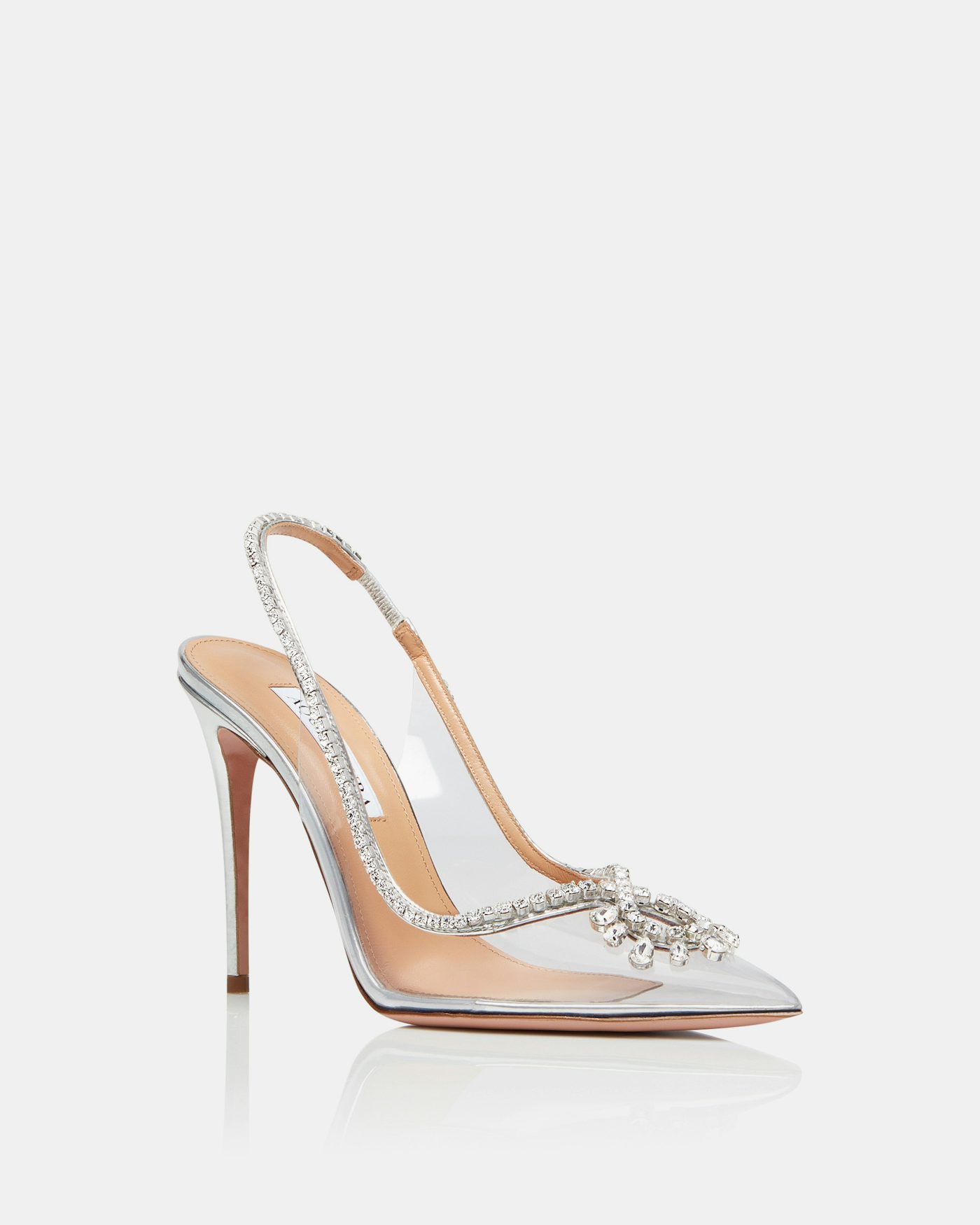 Seduction Crystal Pump 105 SILVER 1