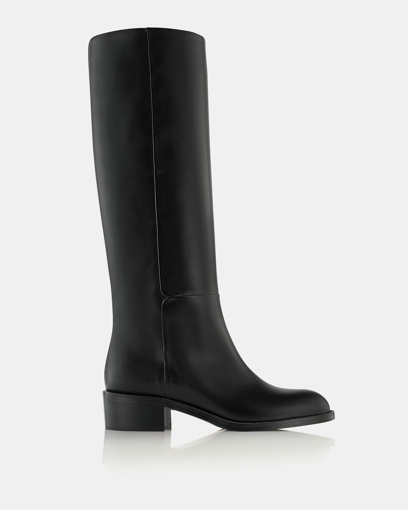 Sellier Boot Flat BLACK 2