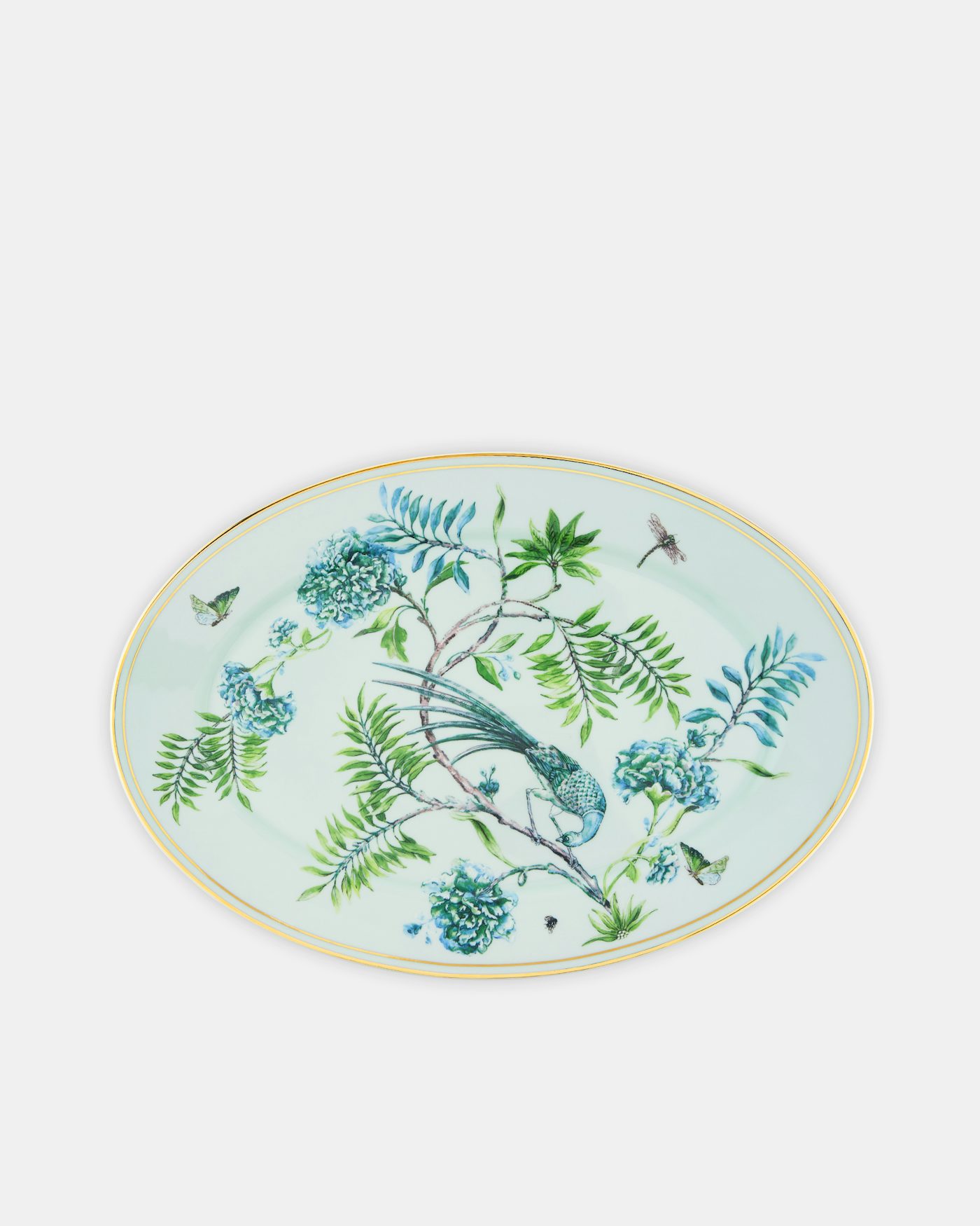 Secret Garden Oval Platter GRÜN 2