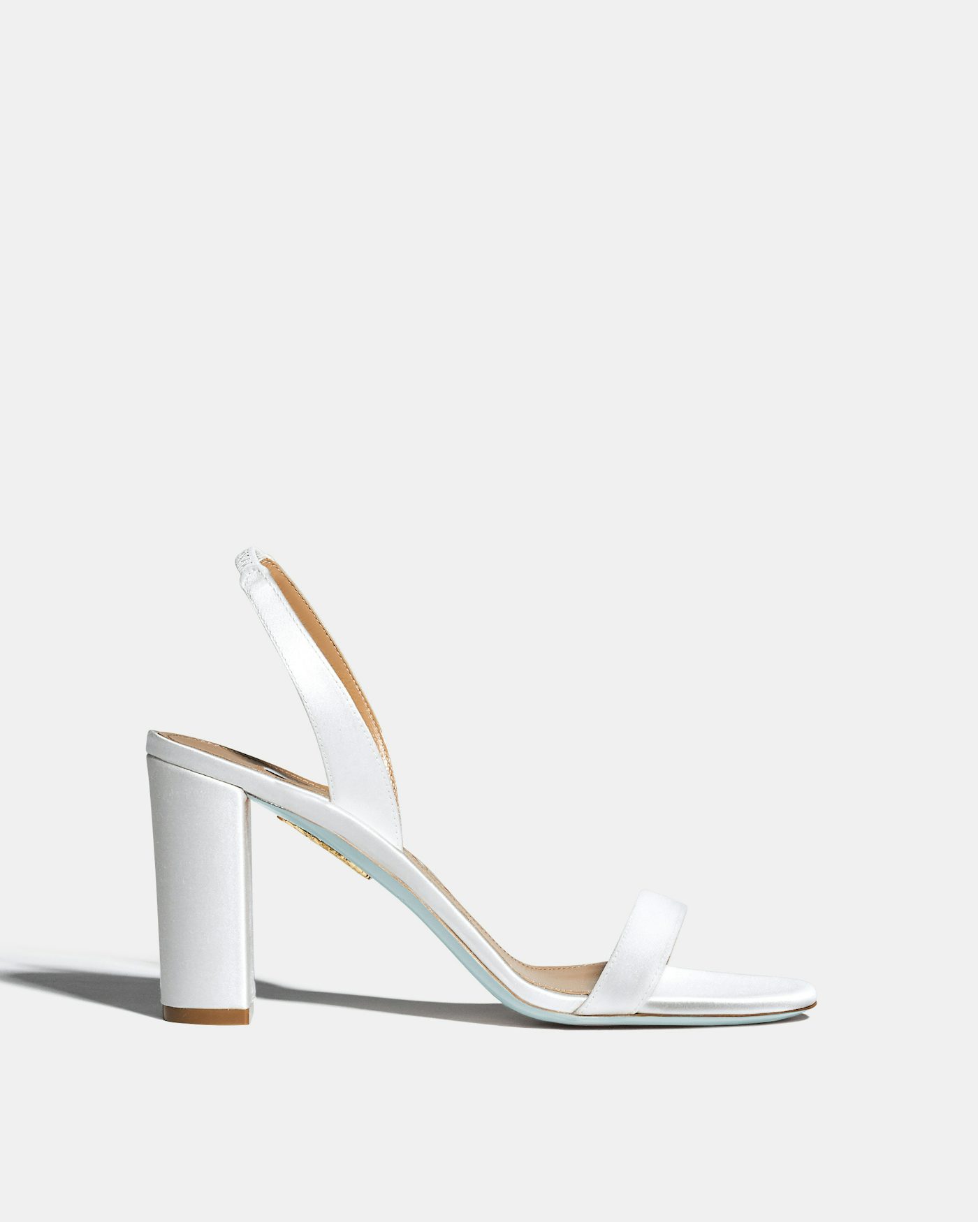 So Nude Block Sandal 85 WHITE 2